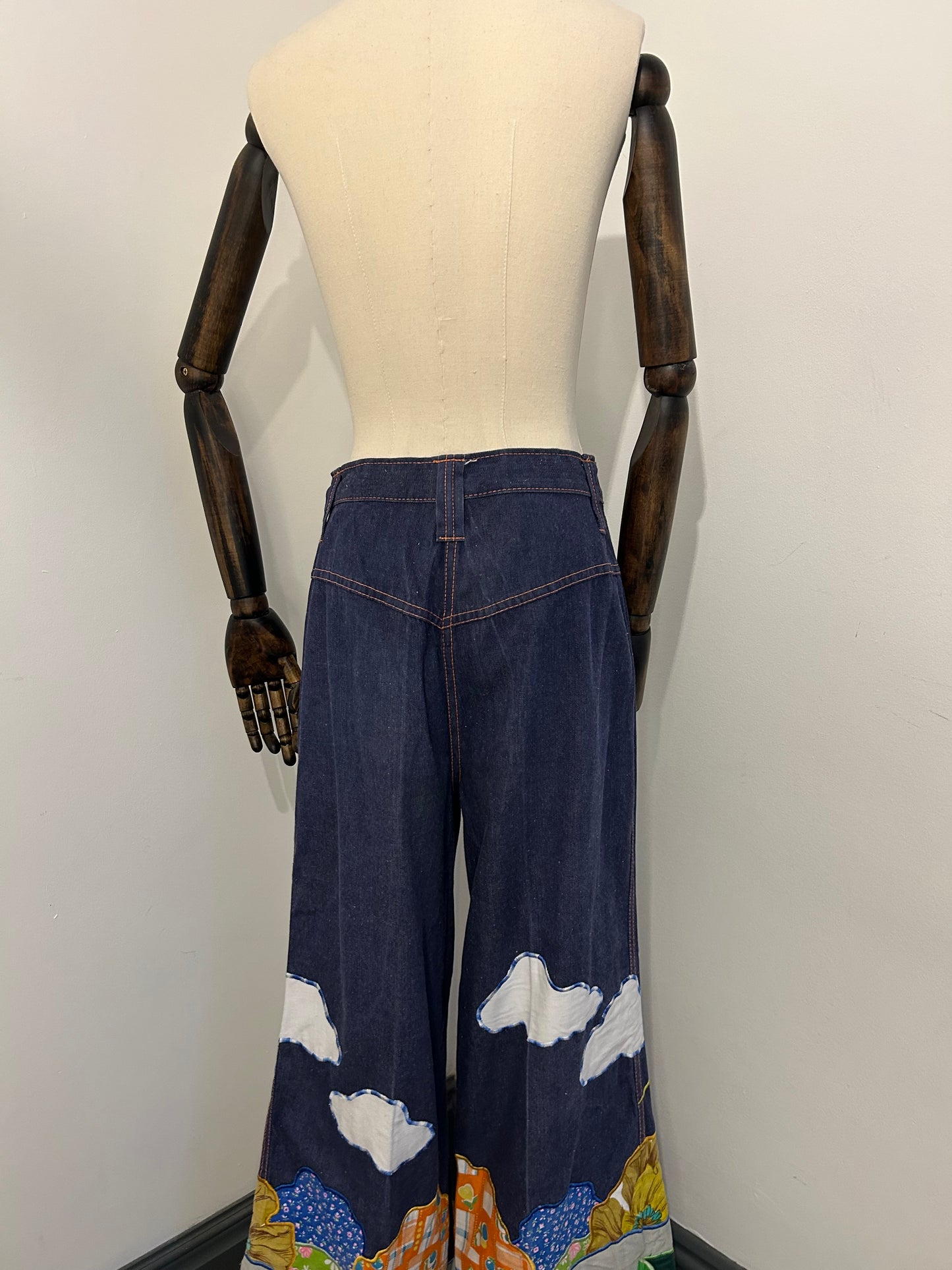 Patchwork 1970s Flares