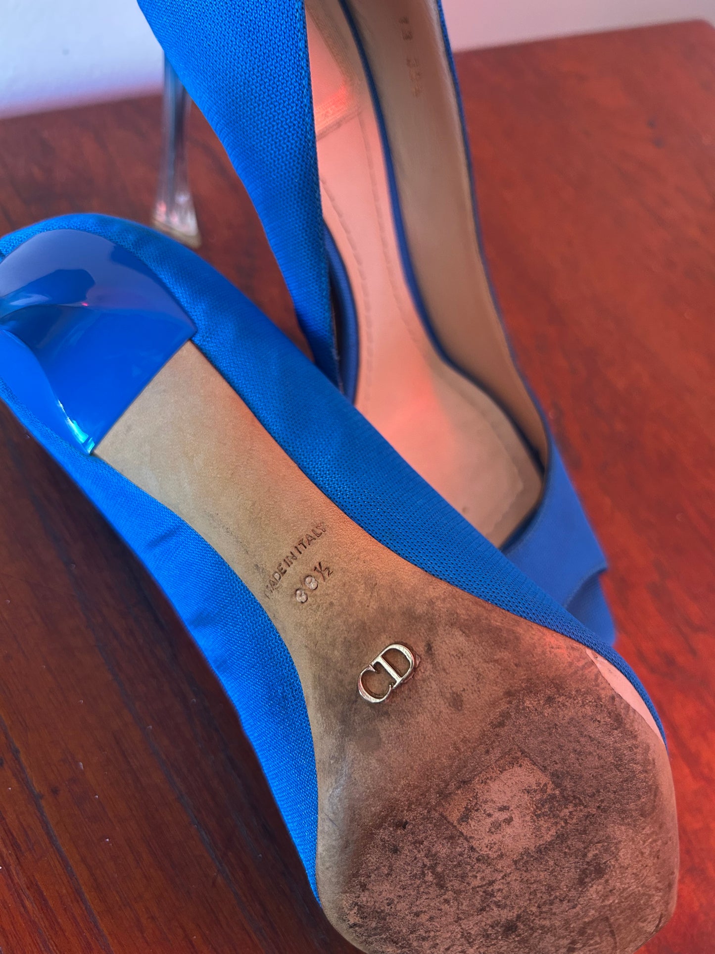Dior by Raf Simons Electric Blue Heels