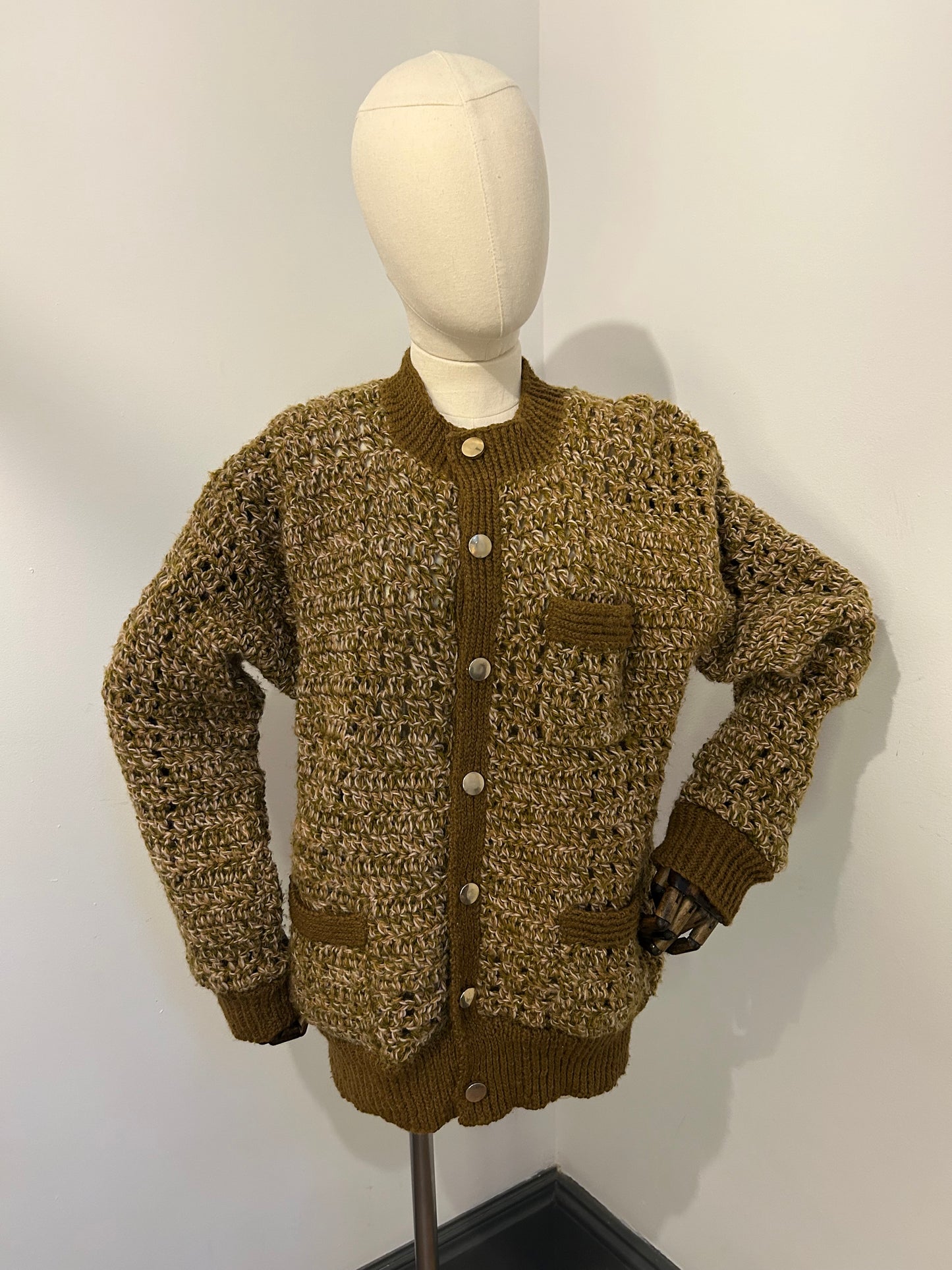 Chunky Brown Cardigan