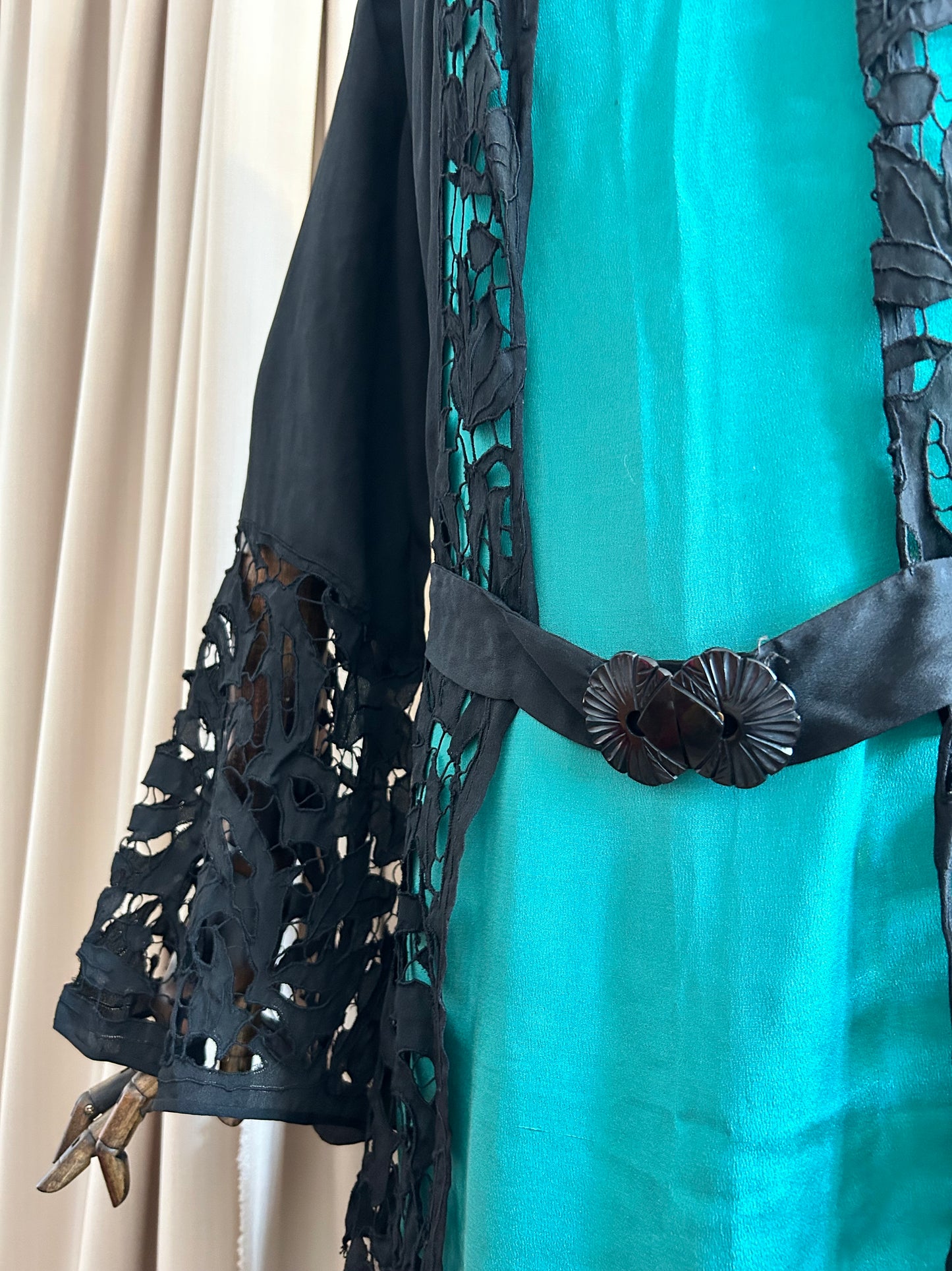 30s Teal and Black Ensemble