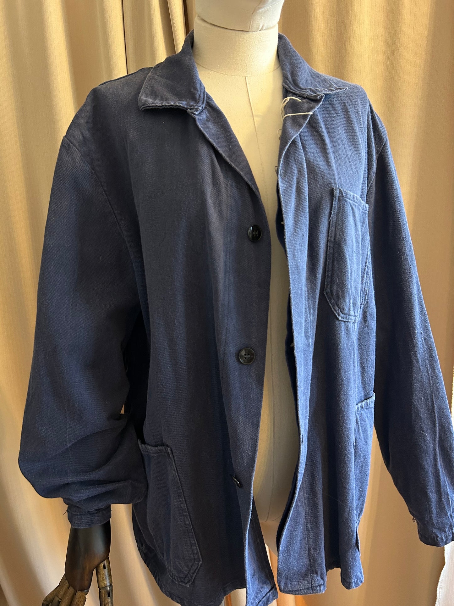 Distressed French Workwear Jacket