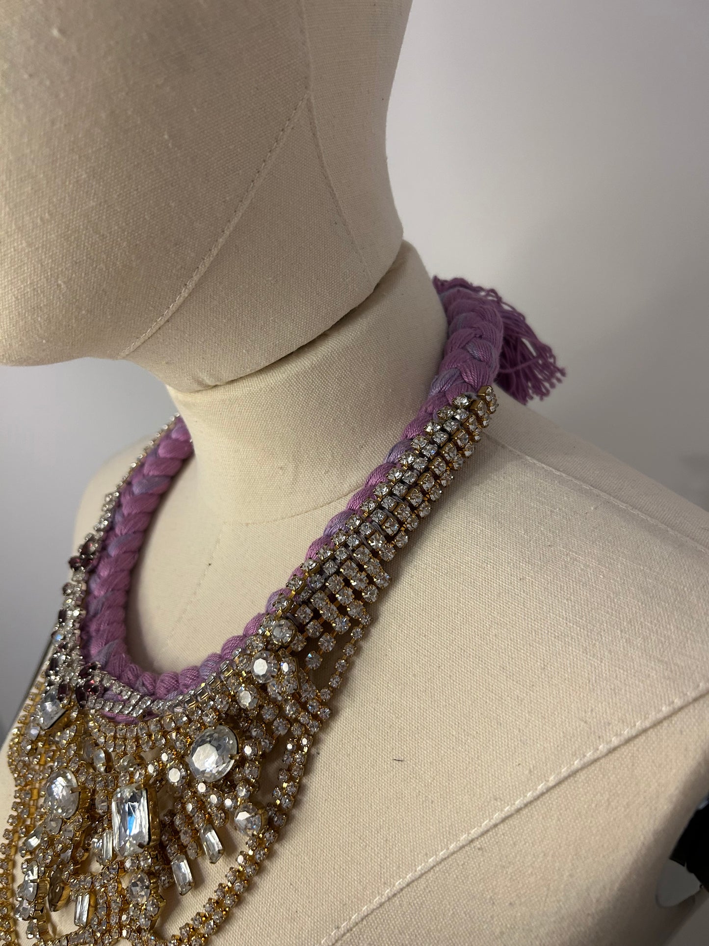 Statement Rhinestone Necklace