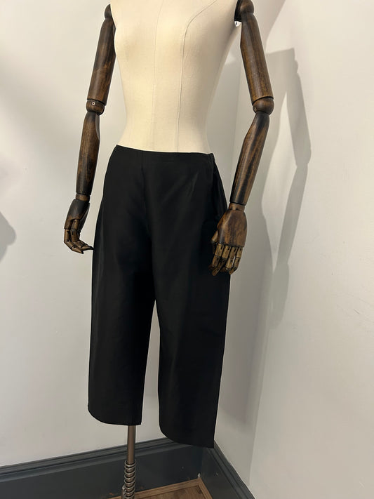 Black Silk Culottes
