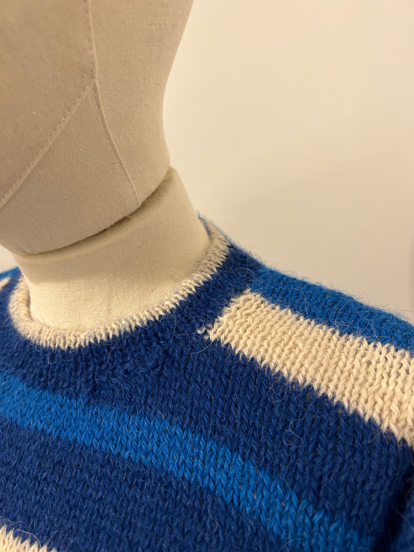 Blue Stripe Knitted Jumper