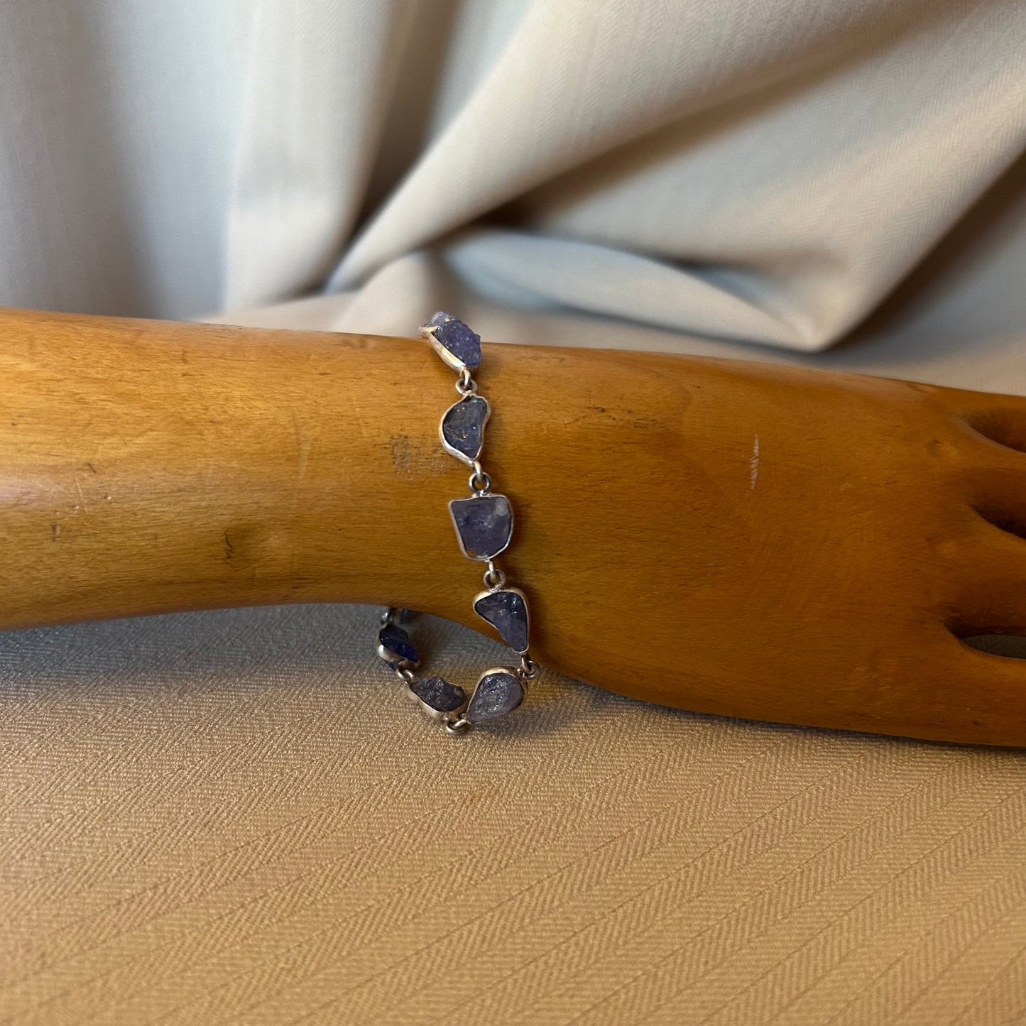 Raw Tanzanite Bracelet