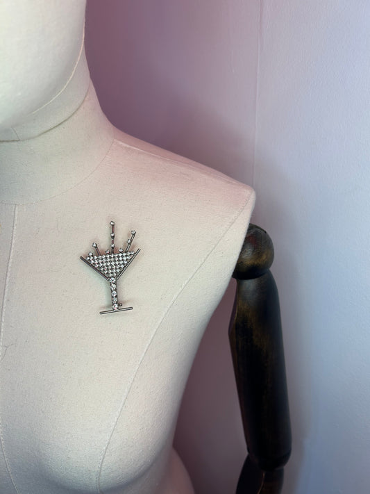 Cocktail Brooch