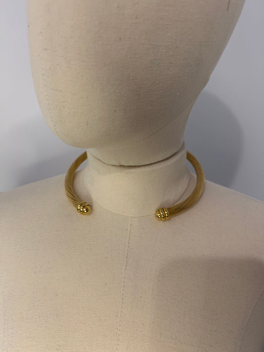 Gold Tone Choker