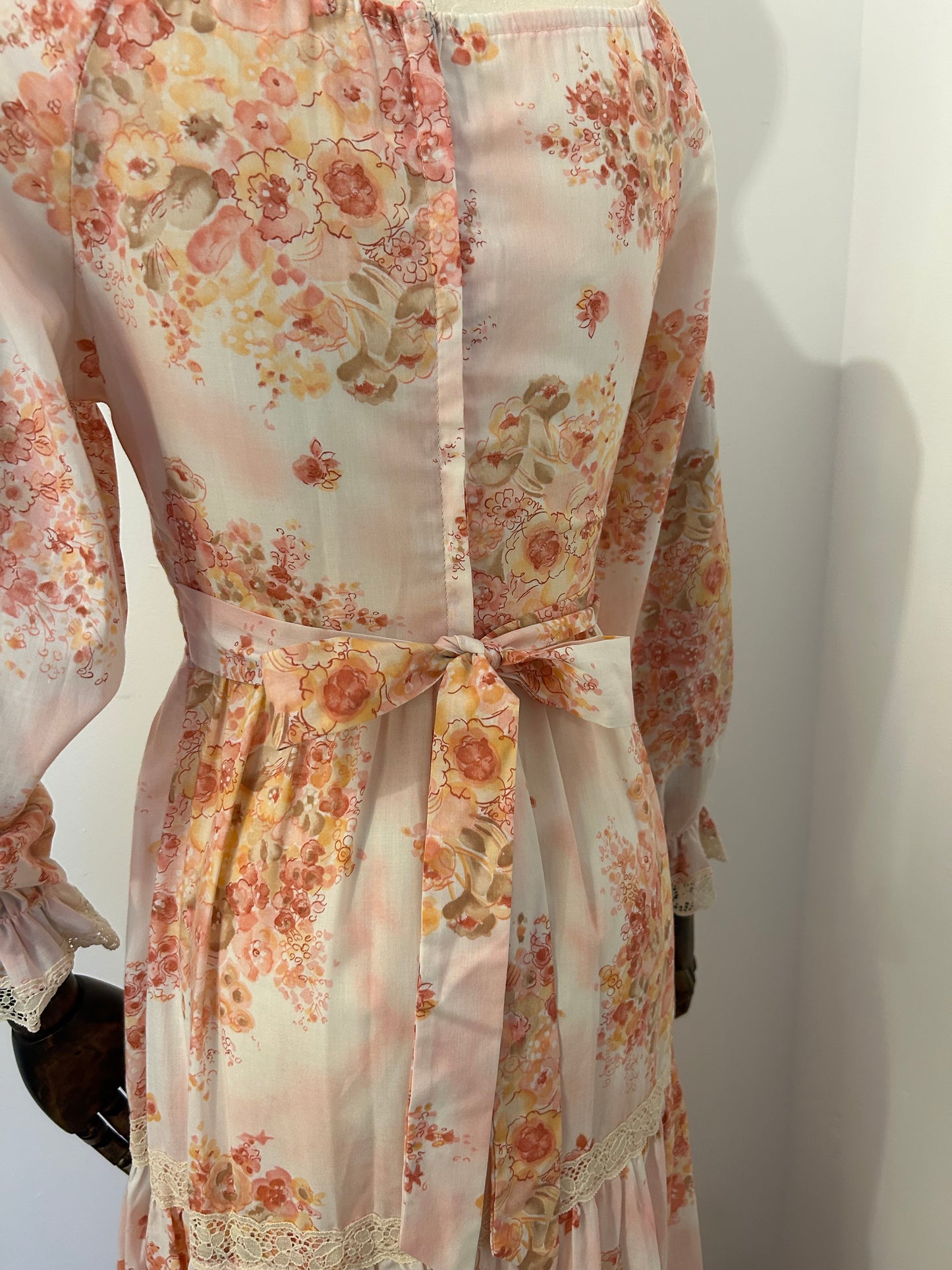 Floral Long Tiered Dress