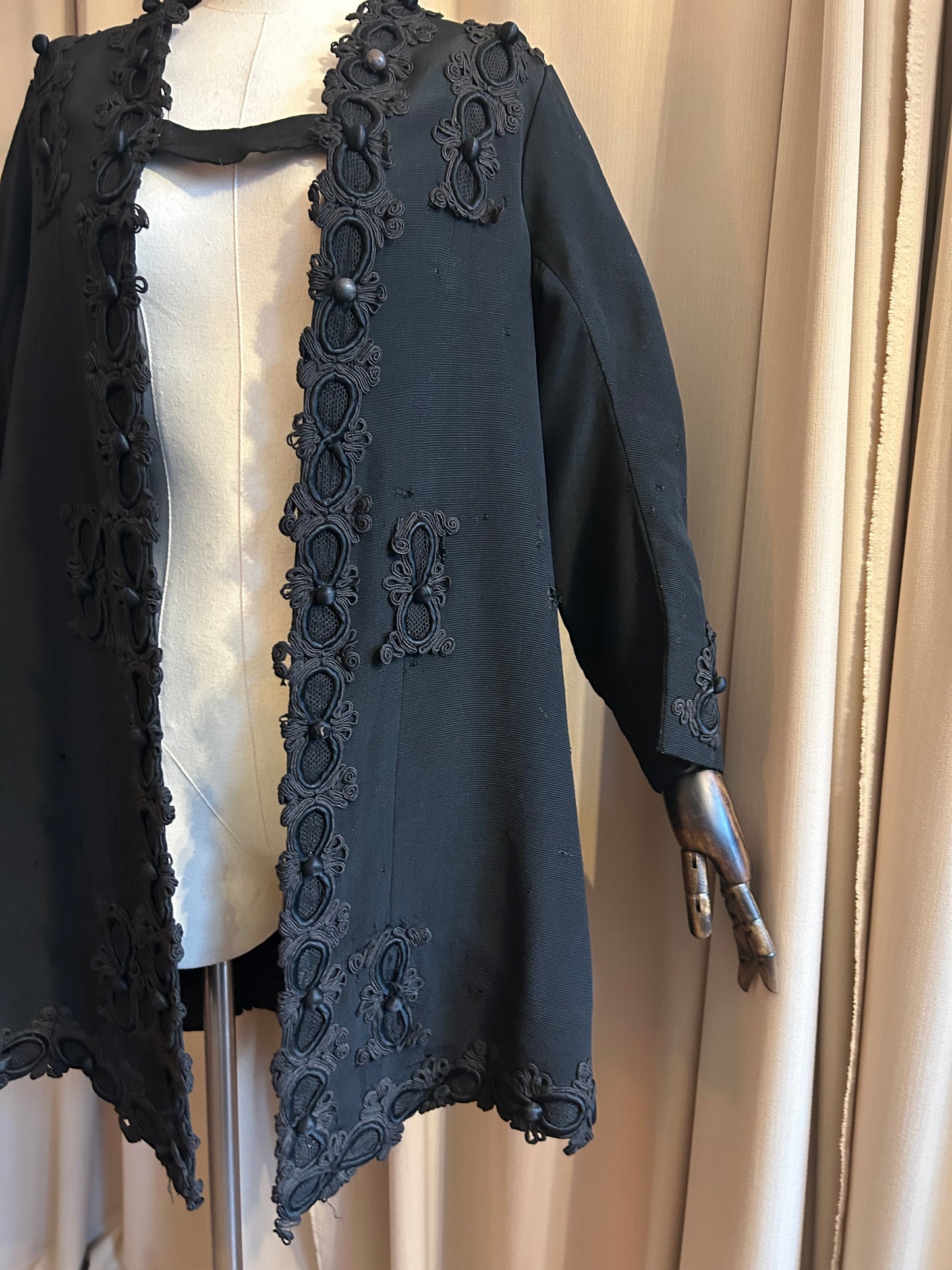 Victorian Embellished Mourning Jacket