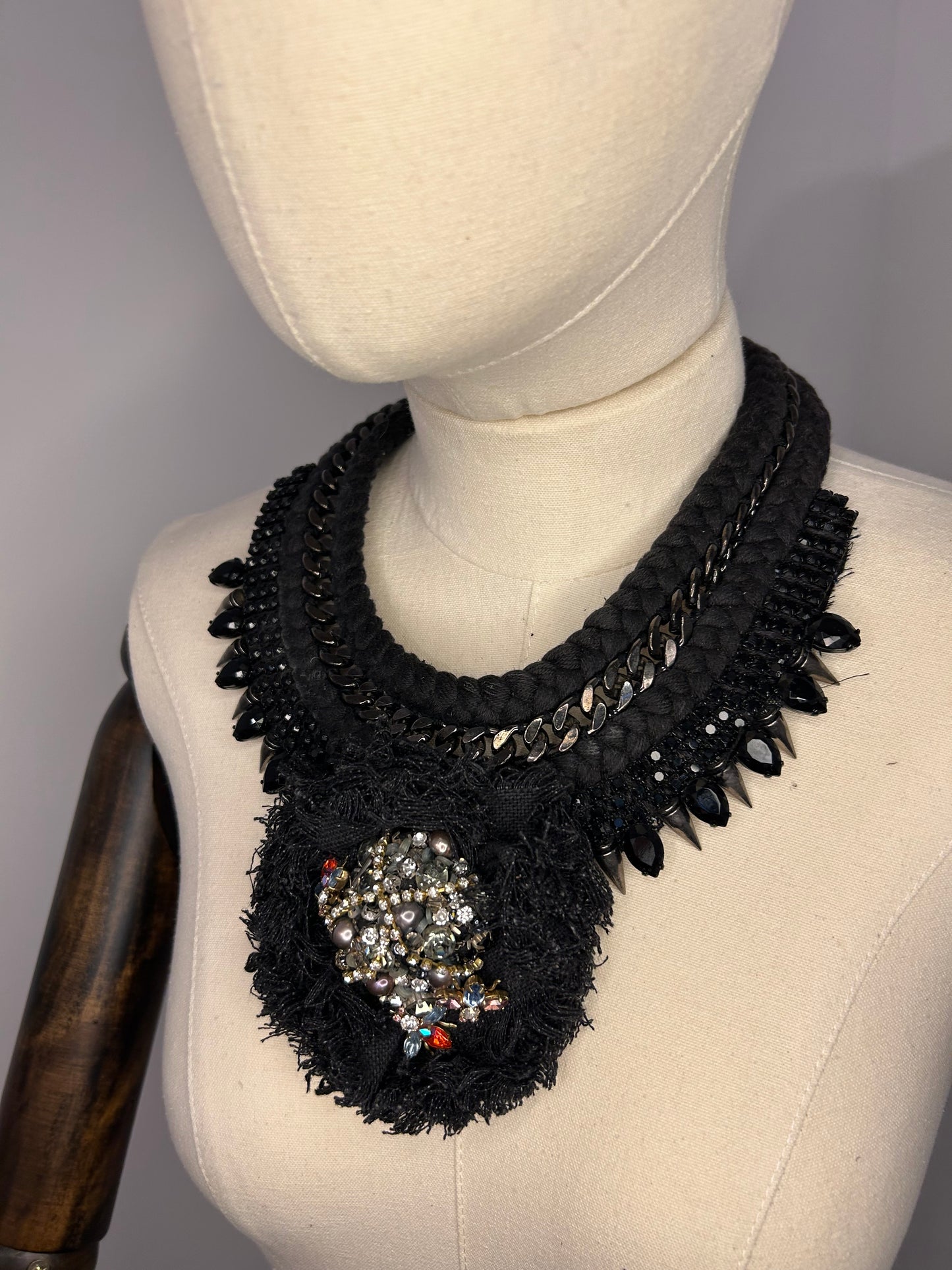 Black Handmade Necklace