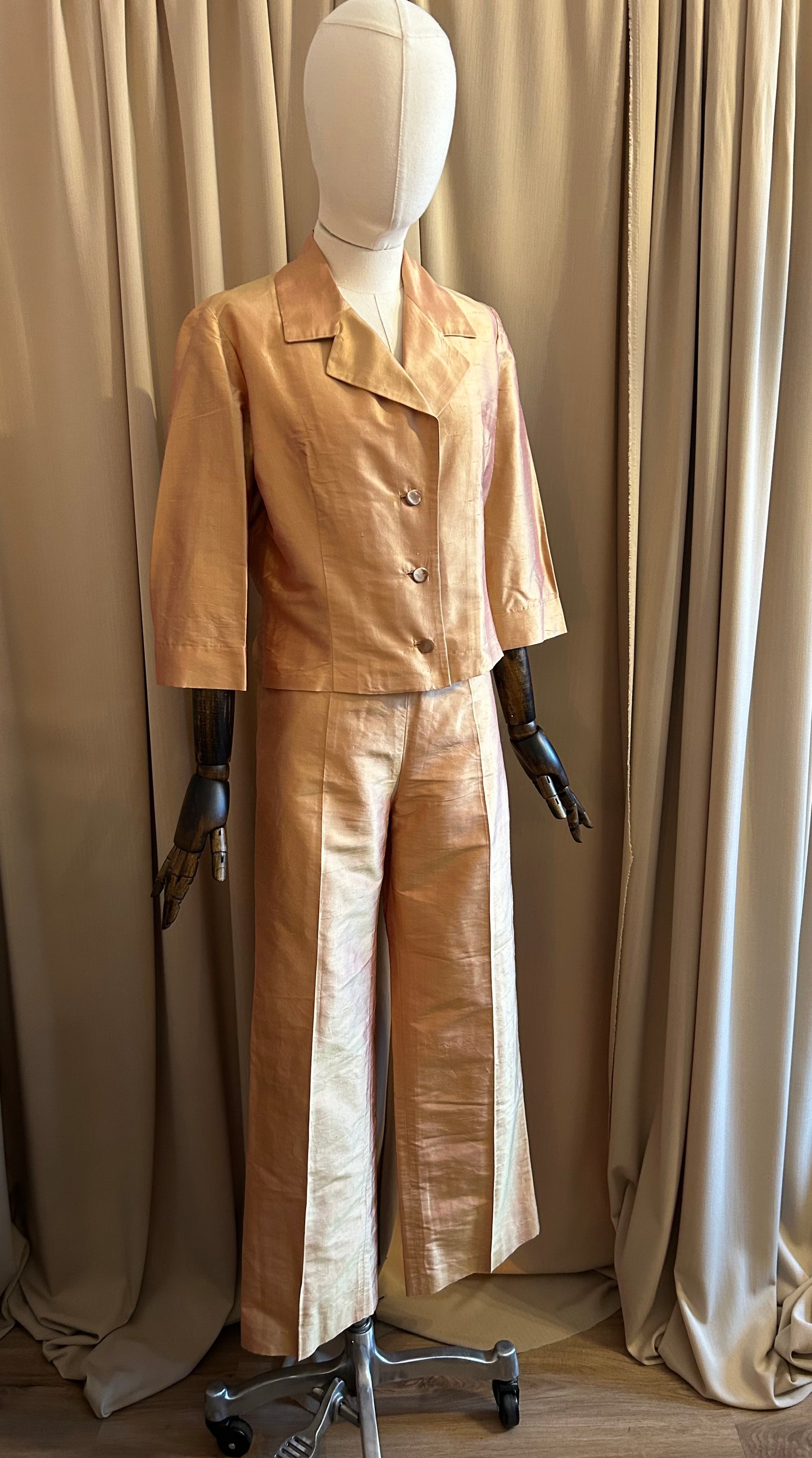 Golden Thai Silk Suit