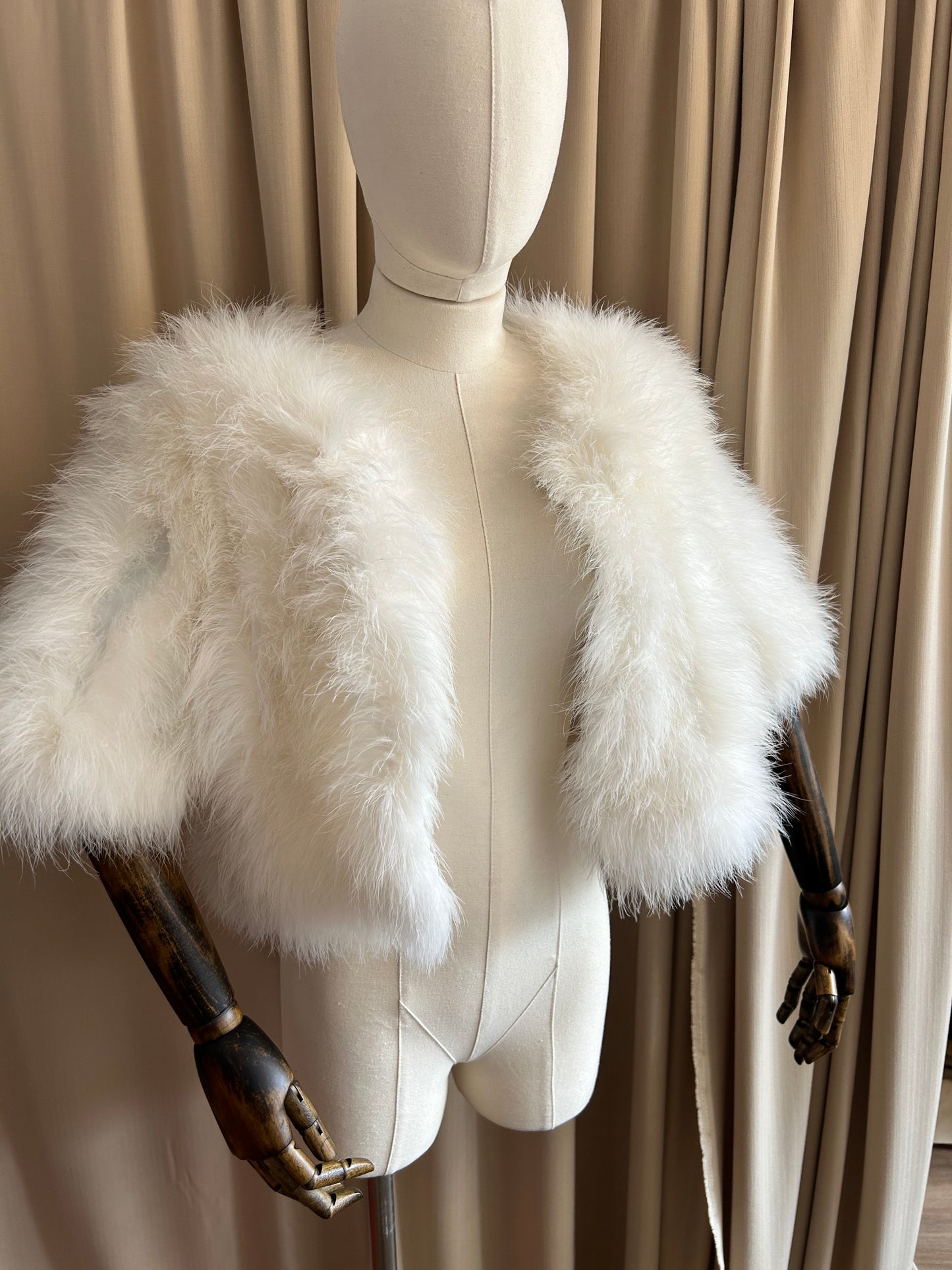 Ann Green Ostrich Feather Jacket