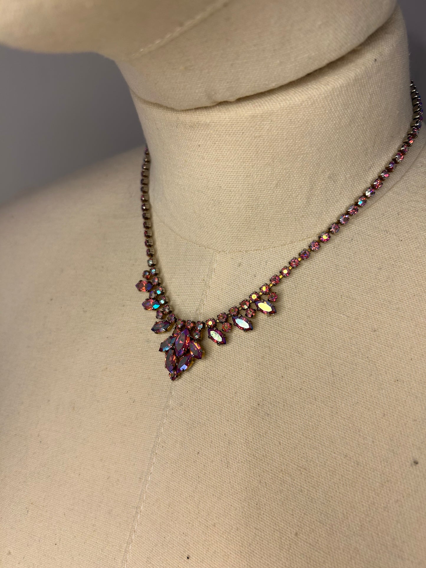 Pink Diamanté Necklace