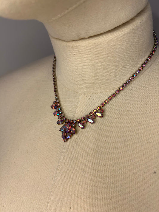 Pink Diamanté Necklace