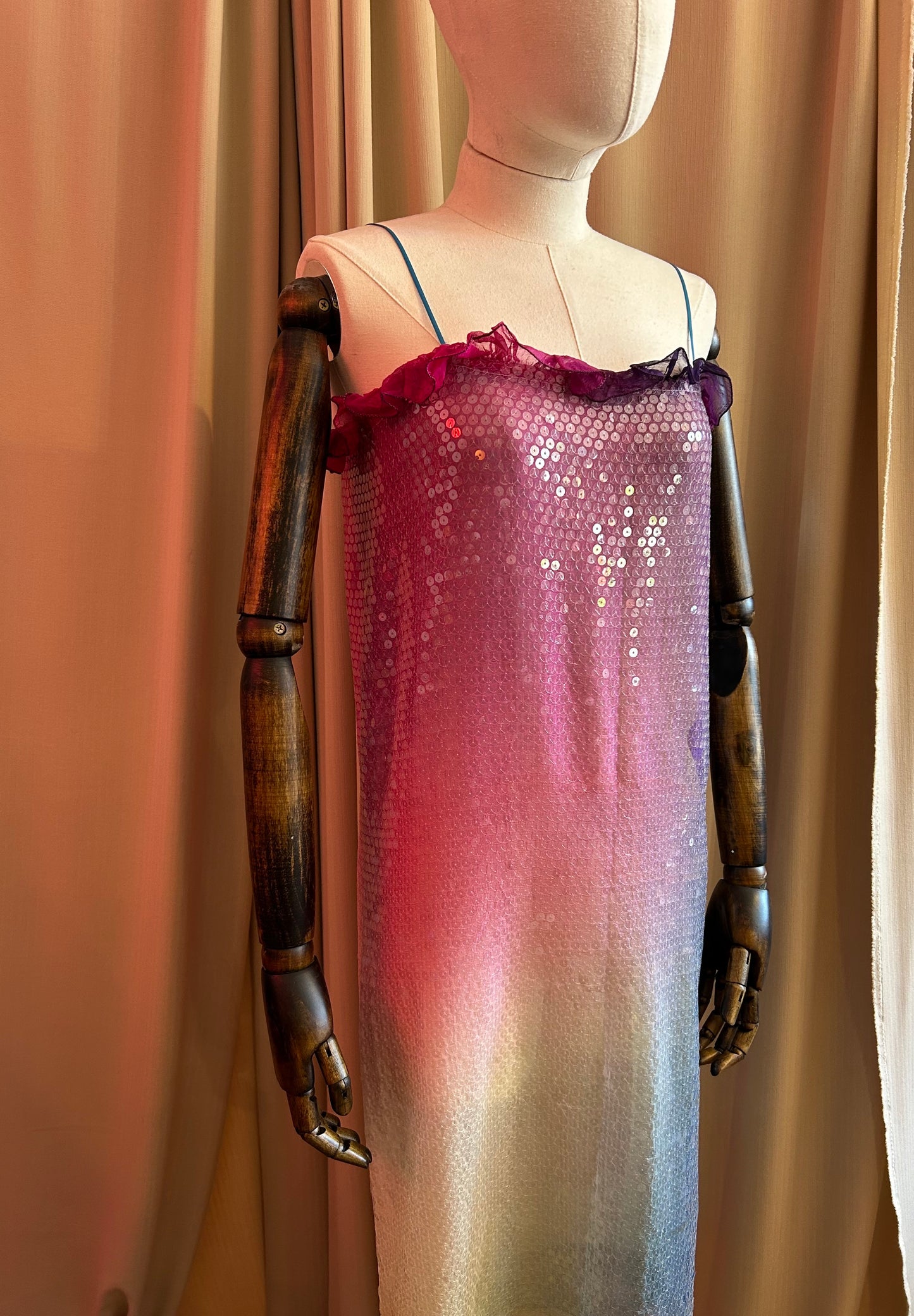Silk Sequin Dress
