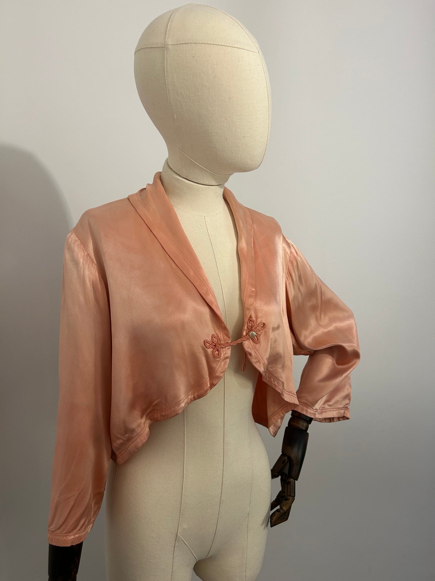 Dusty Pink Bed Jacket