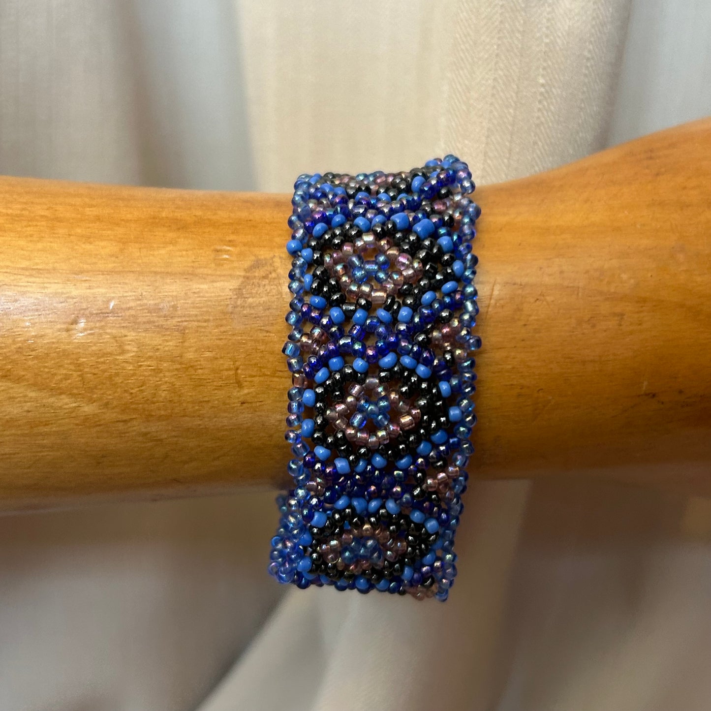 Blue Beaded Bracelet