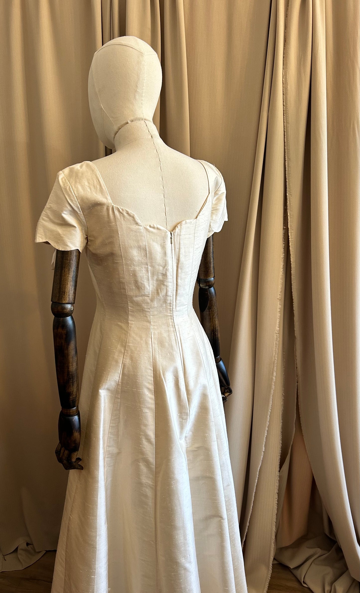 Silk Bridal Gown
