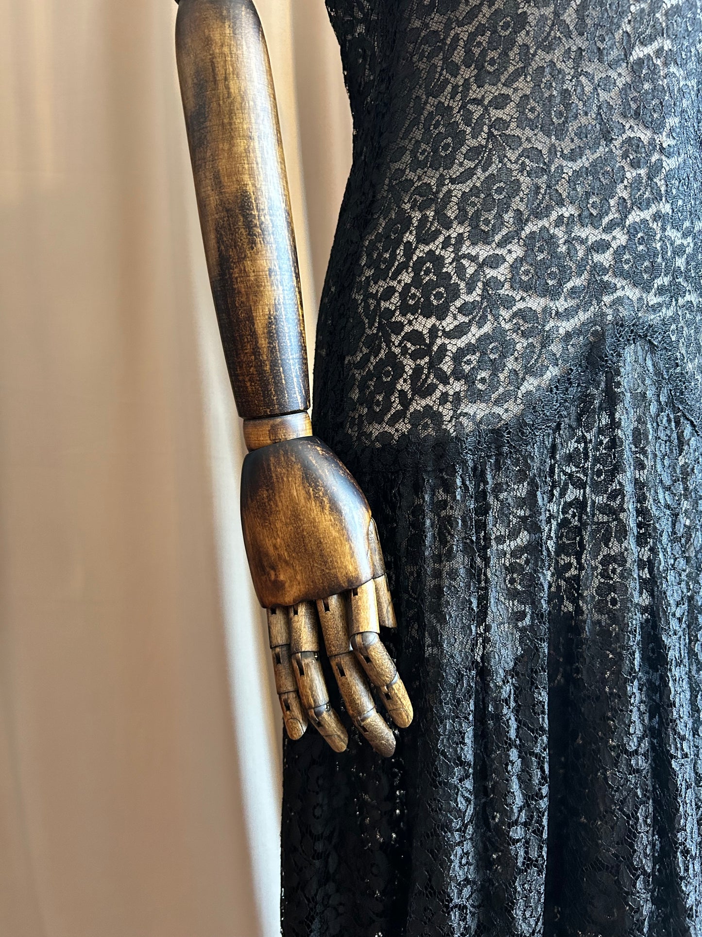 30s Sheer Lace Gown