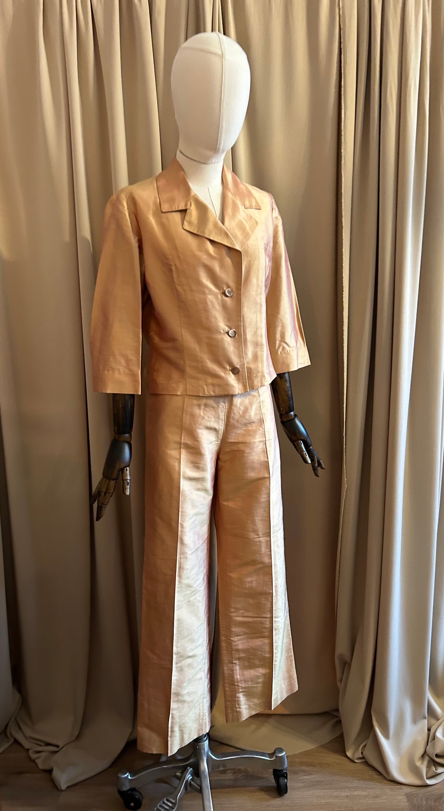 Golden Thai Silk Suit