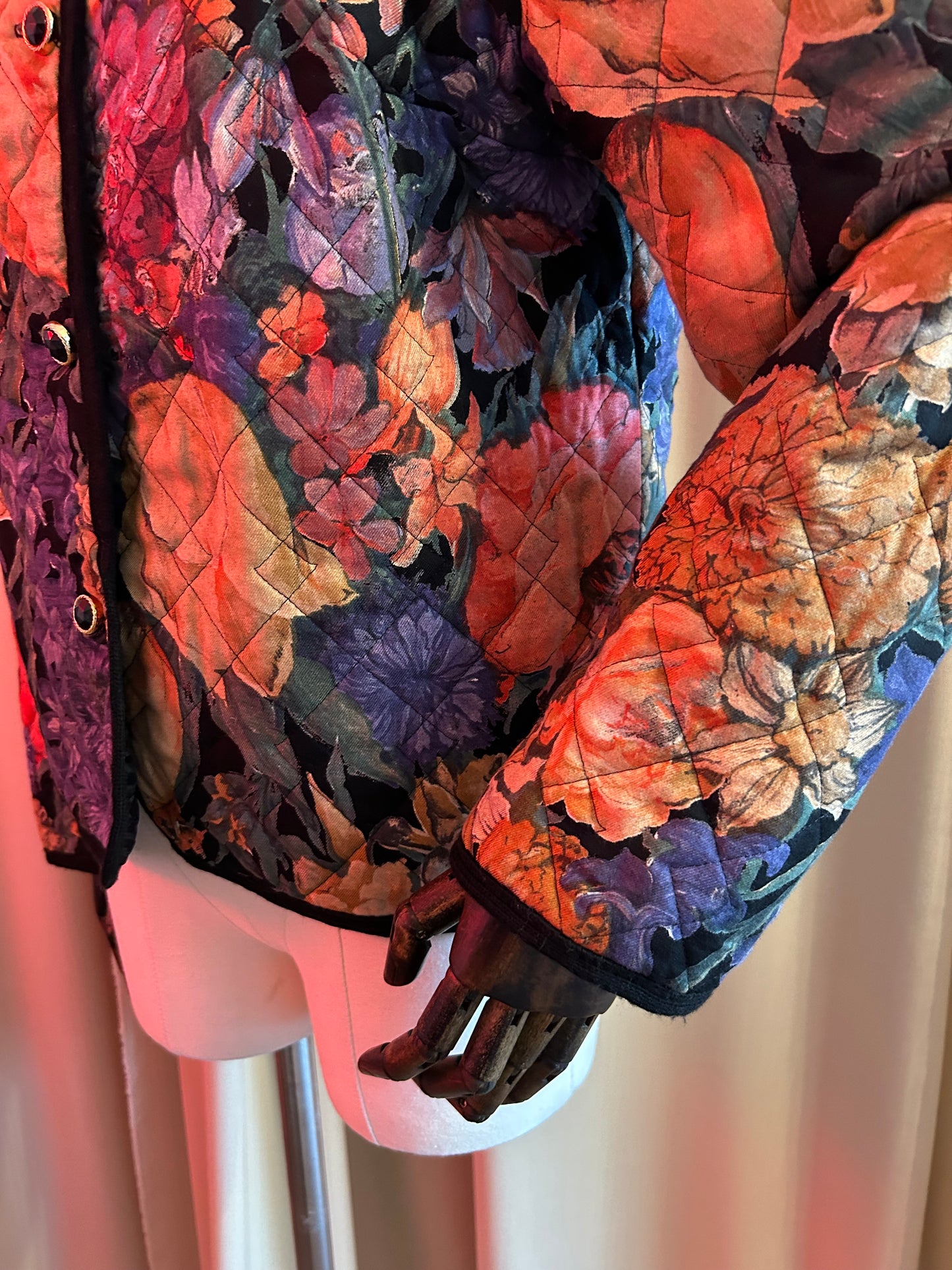 Quilted Floral Jacket