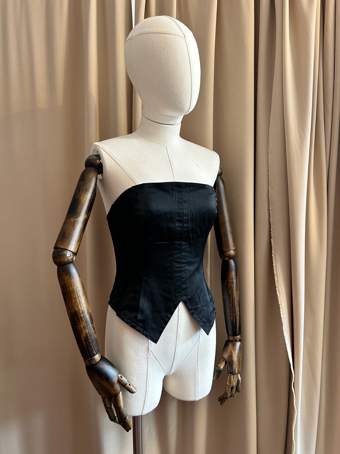 YSL Satin Corset