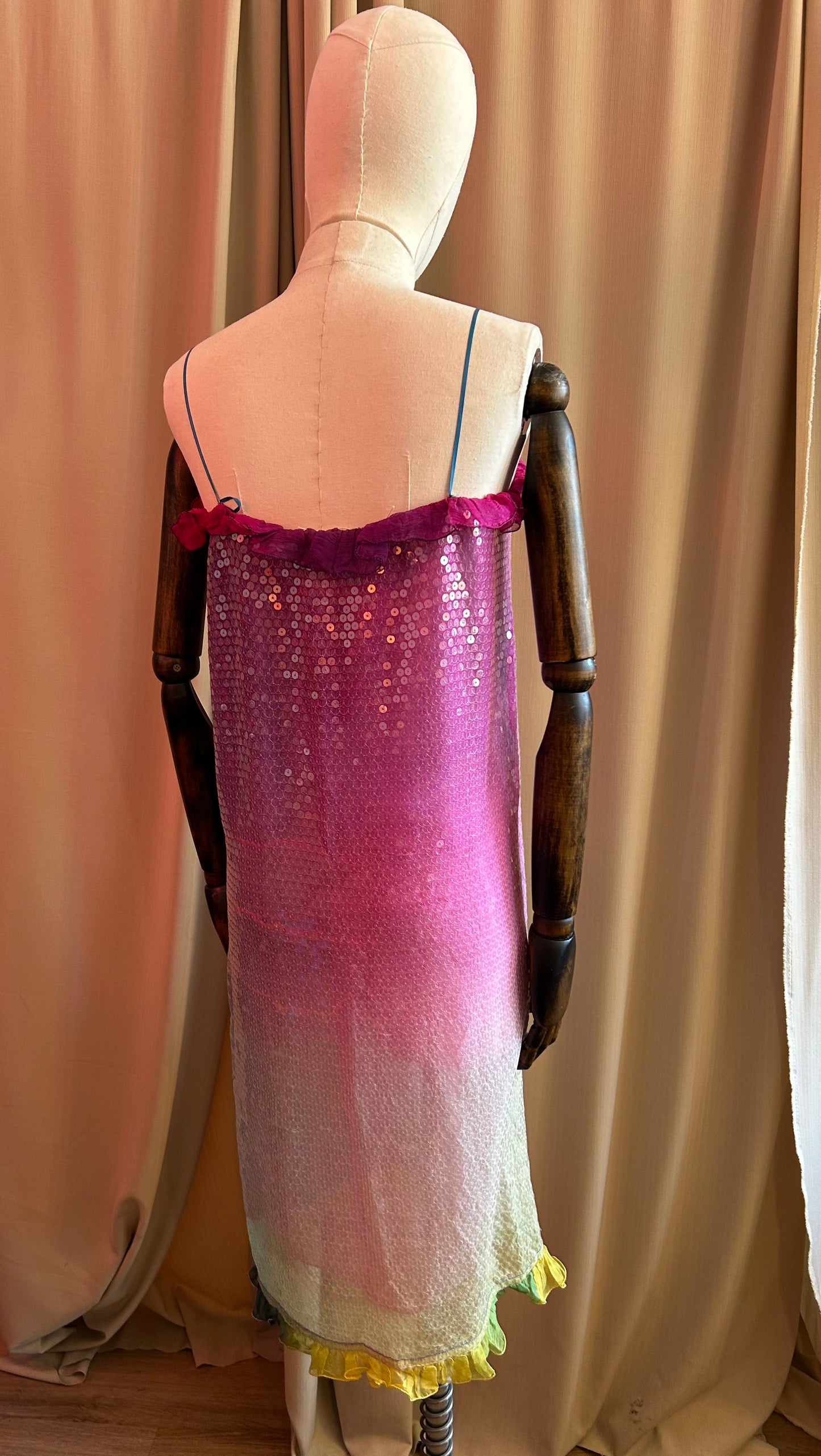 Silk Sequin Dress