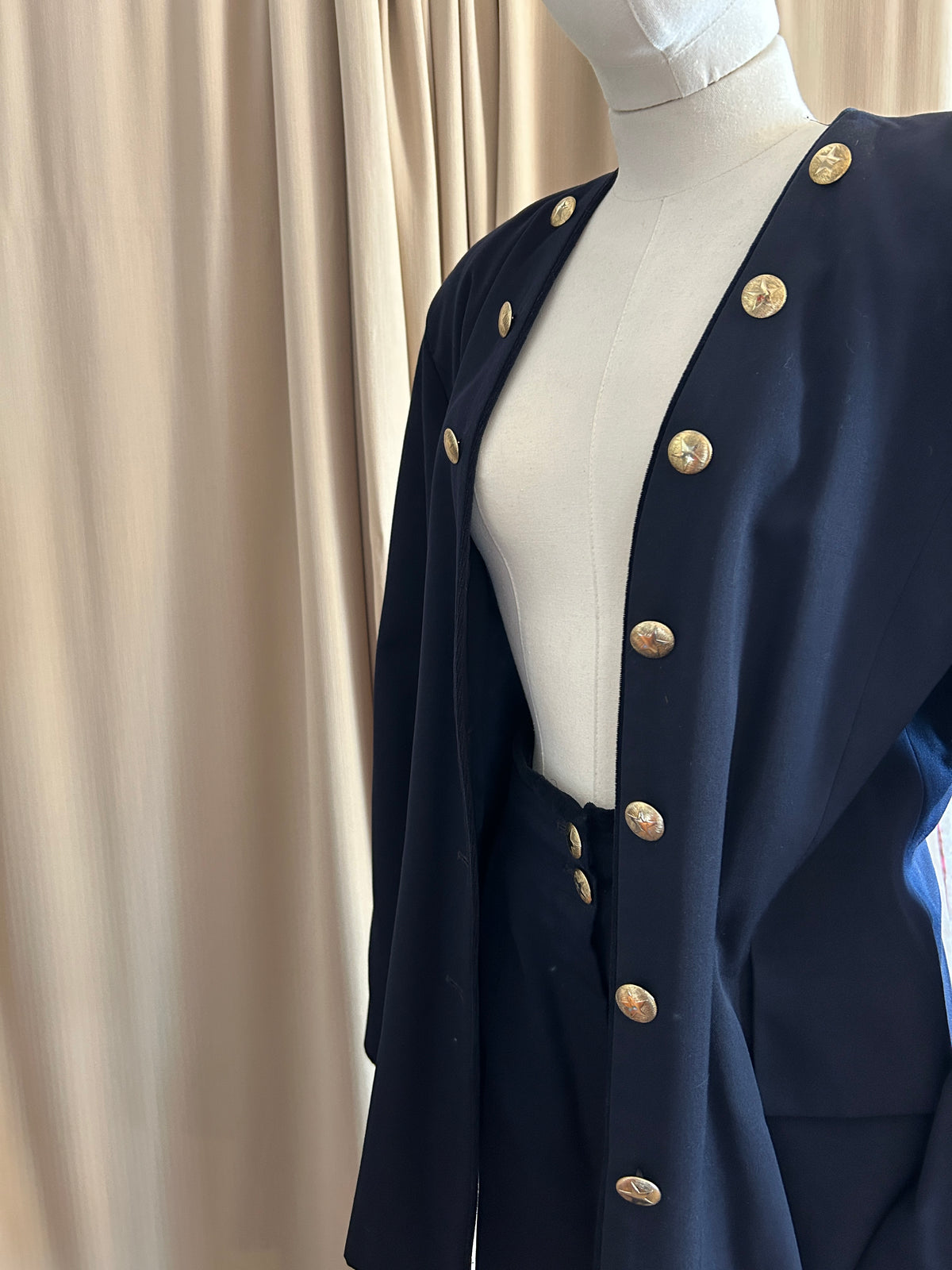 Navy Trouser Suit