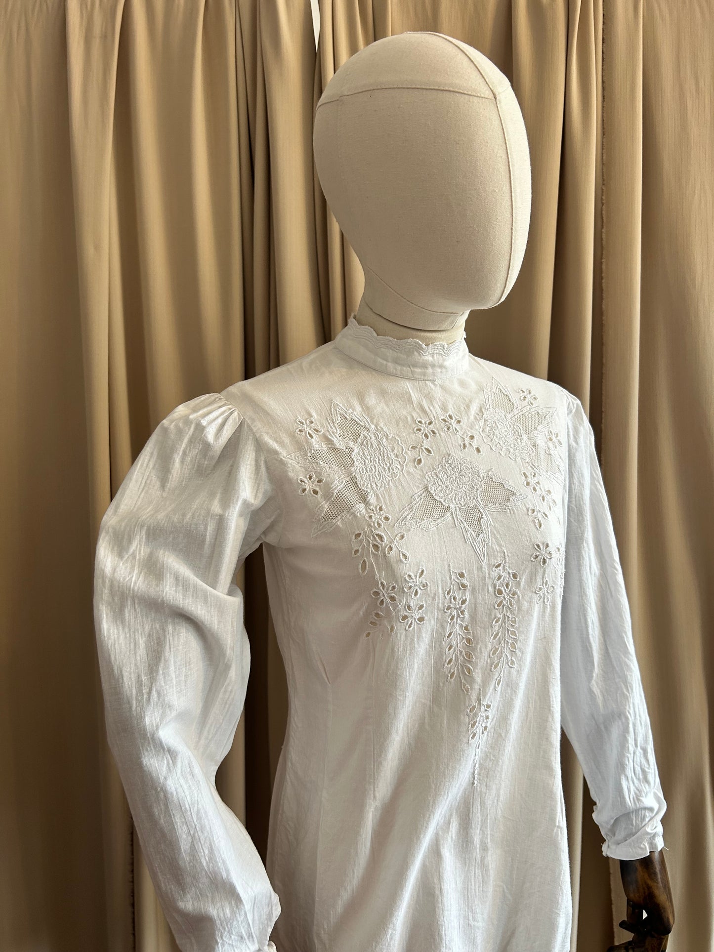 Cotton Button Back Blouse