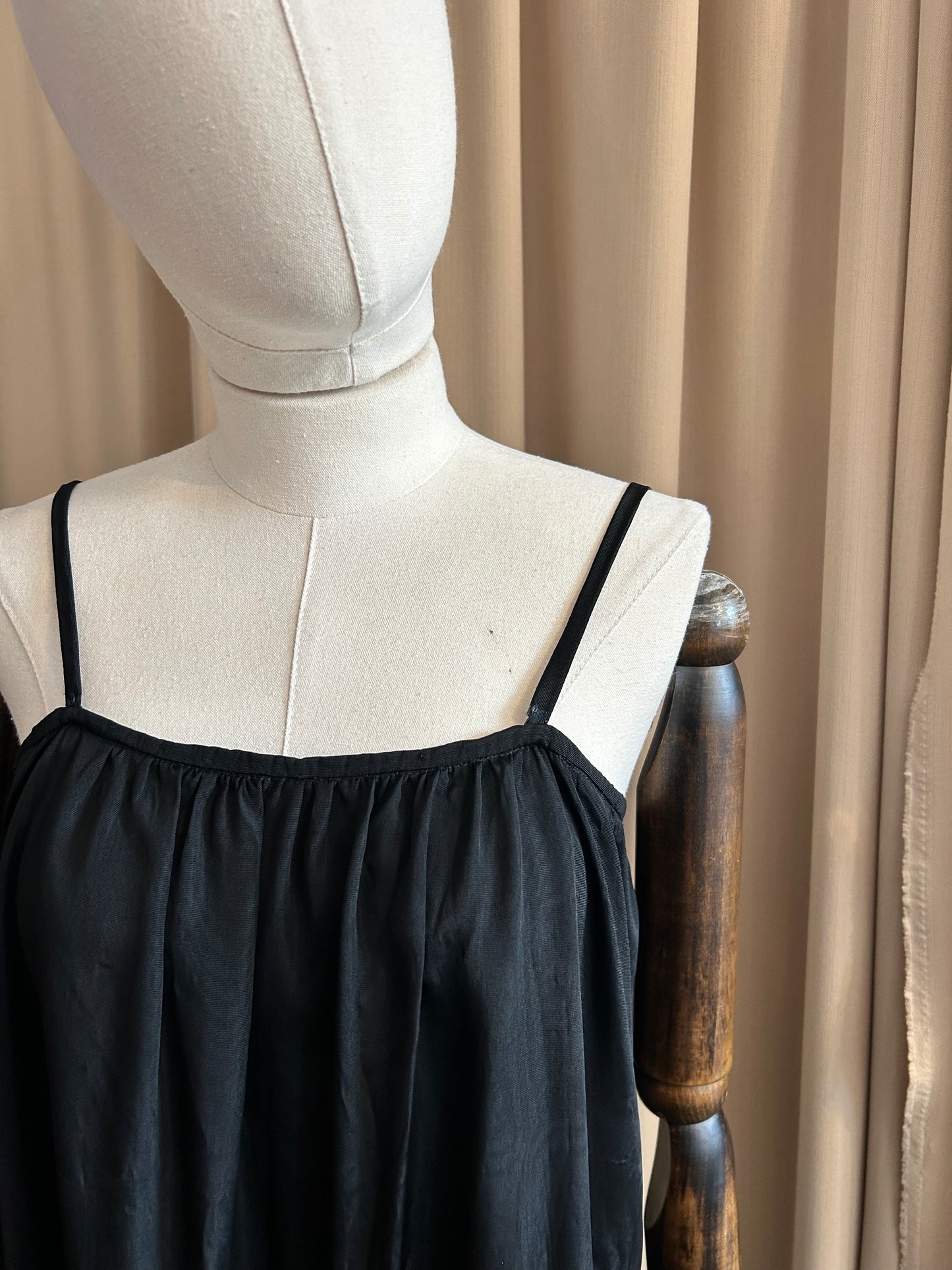 Tiered Black Dress