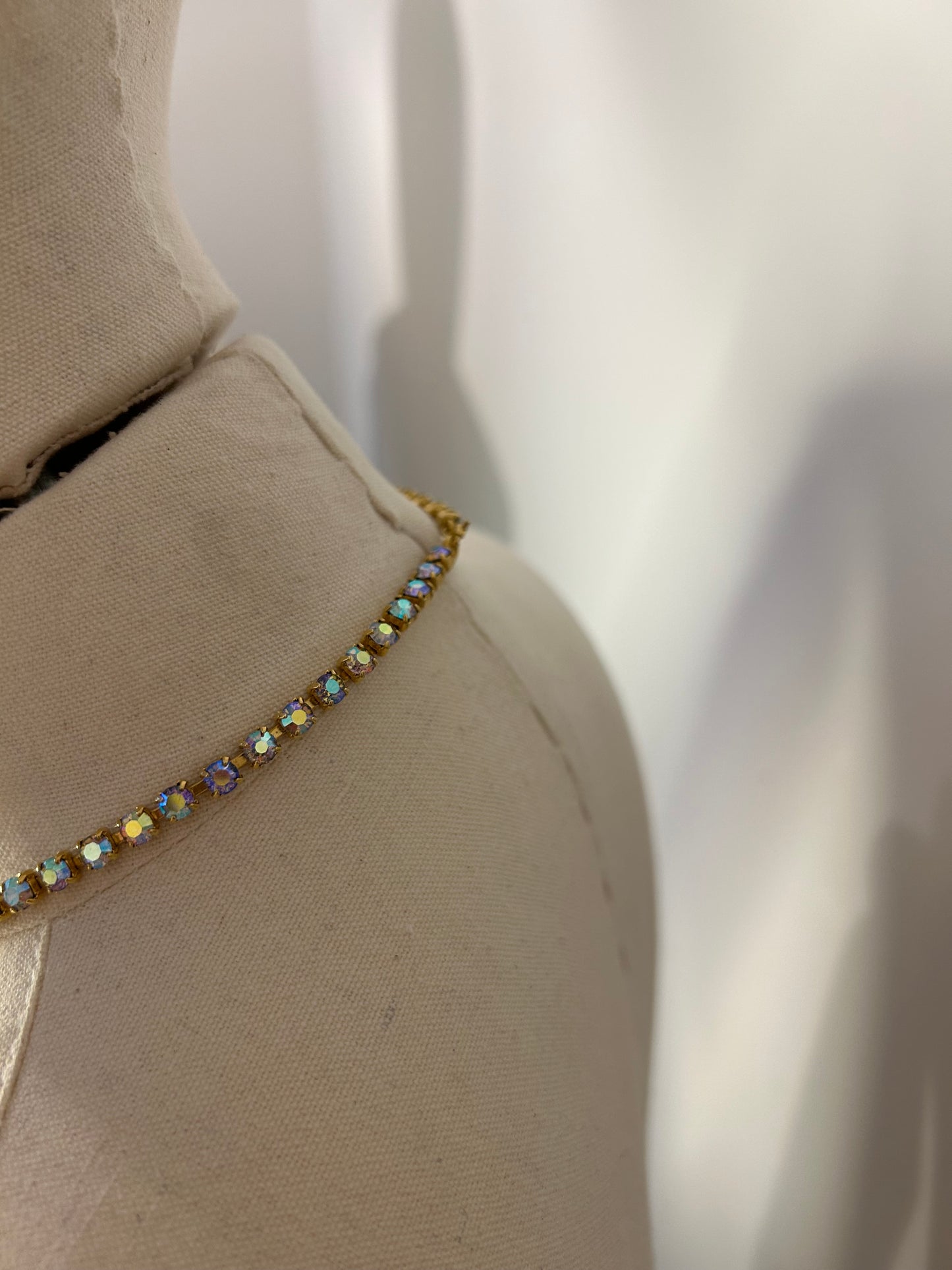 Diamanté Scallop Necklace