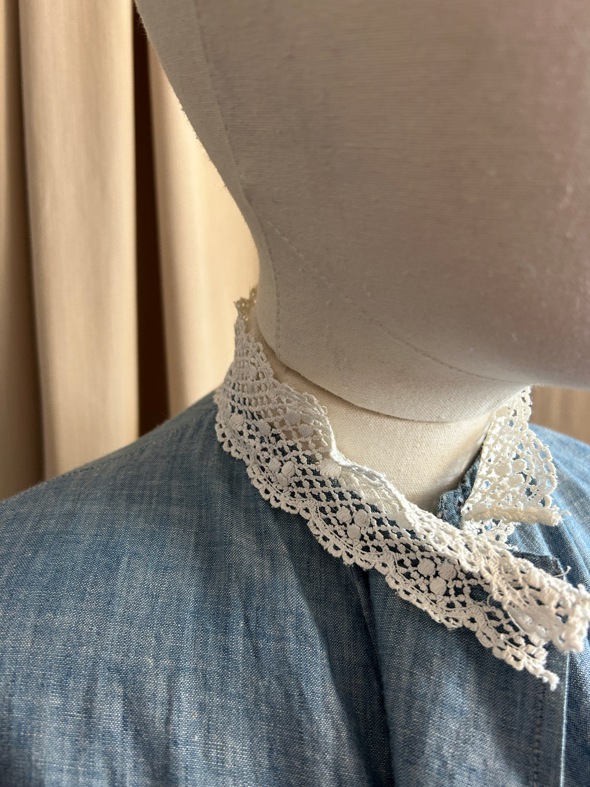 Antique Blue Cotton Dress