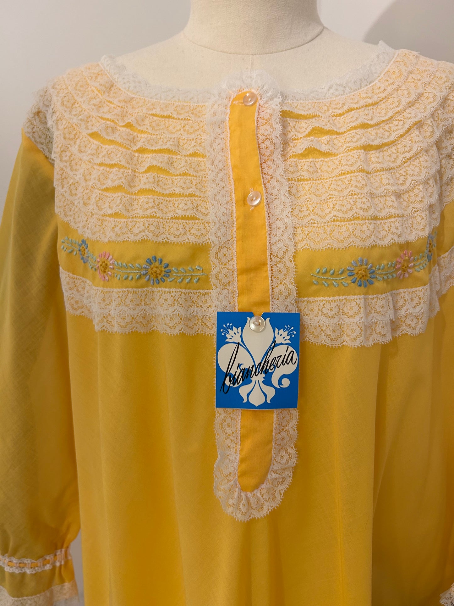 Yellow Dead-stock Nightgown