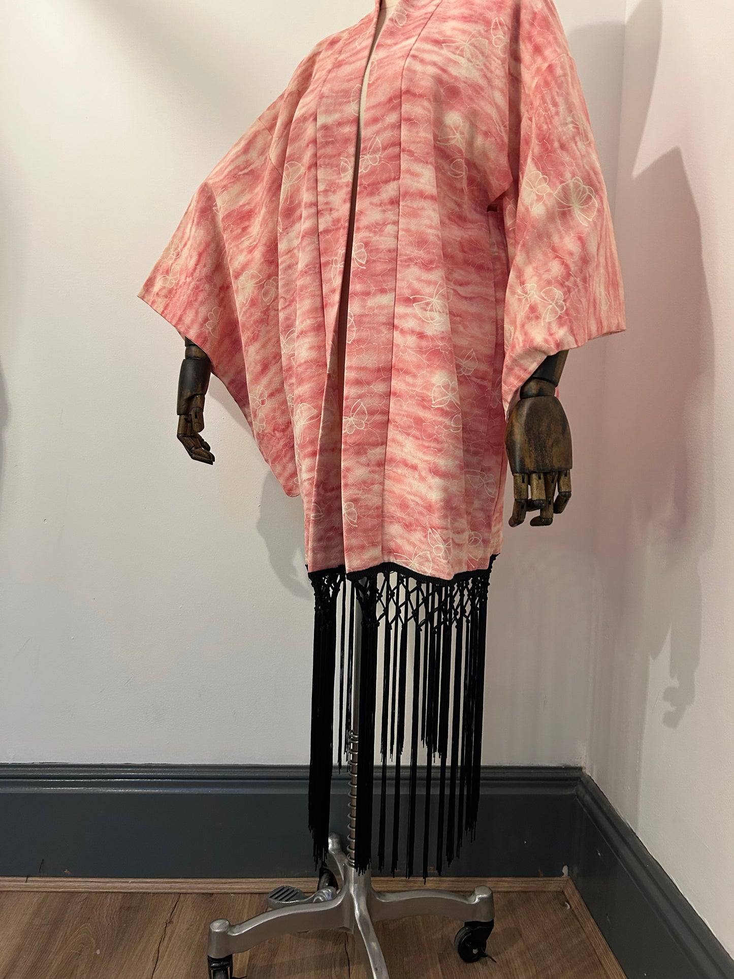 Pink Fringed Haori