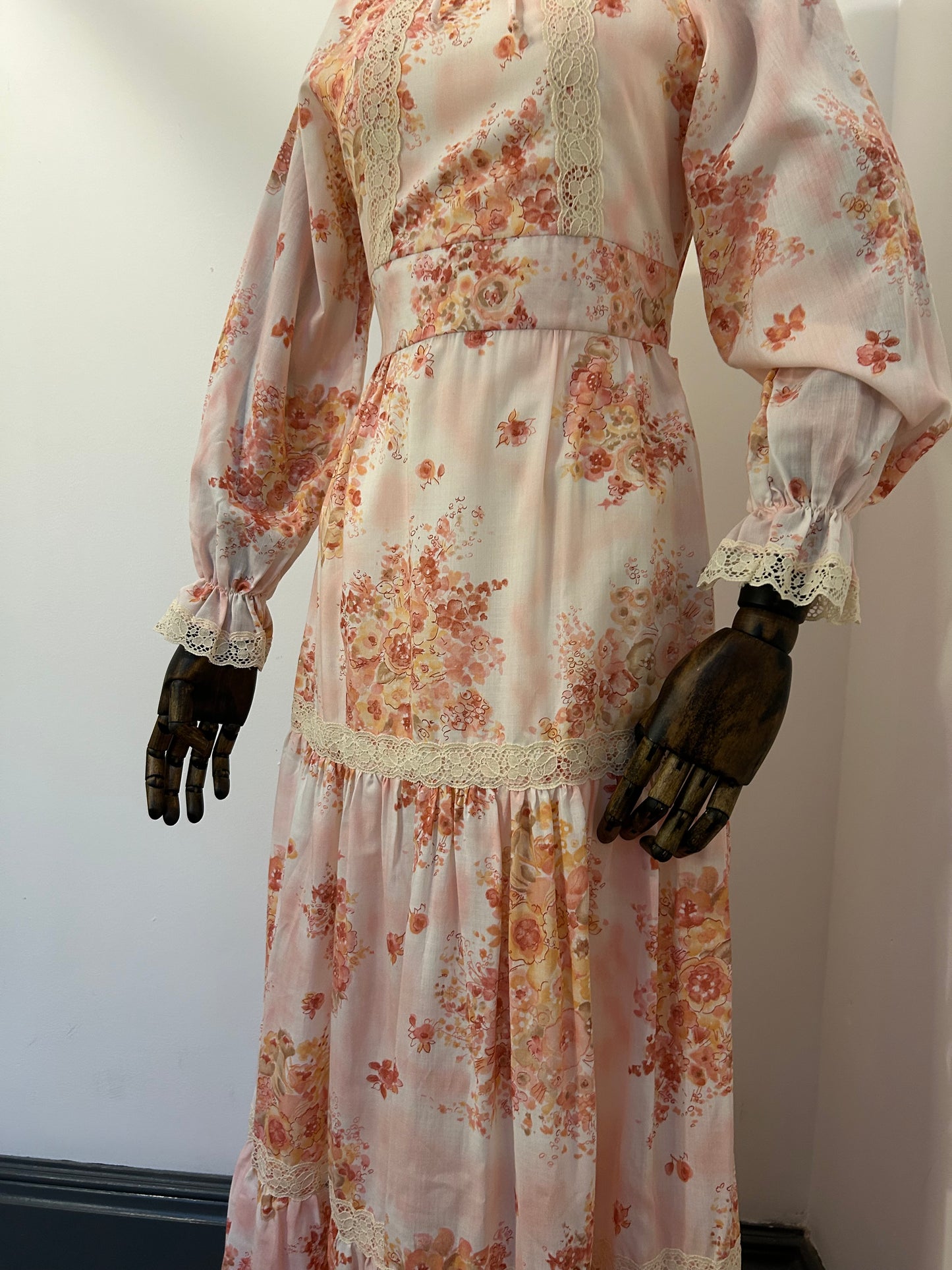 Floral Long Tiered Dress