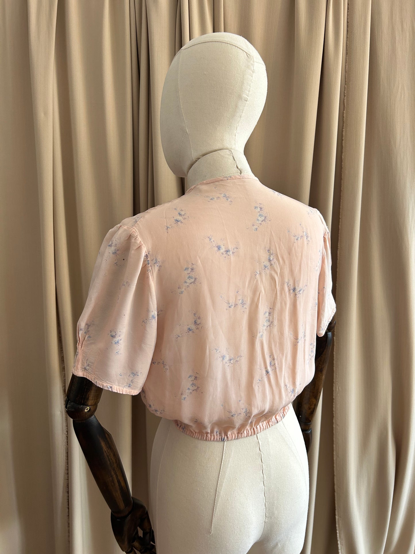 30s Dusty Pink Blouse
