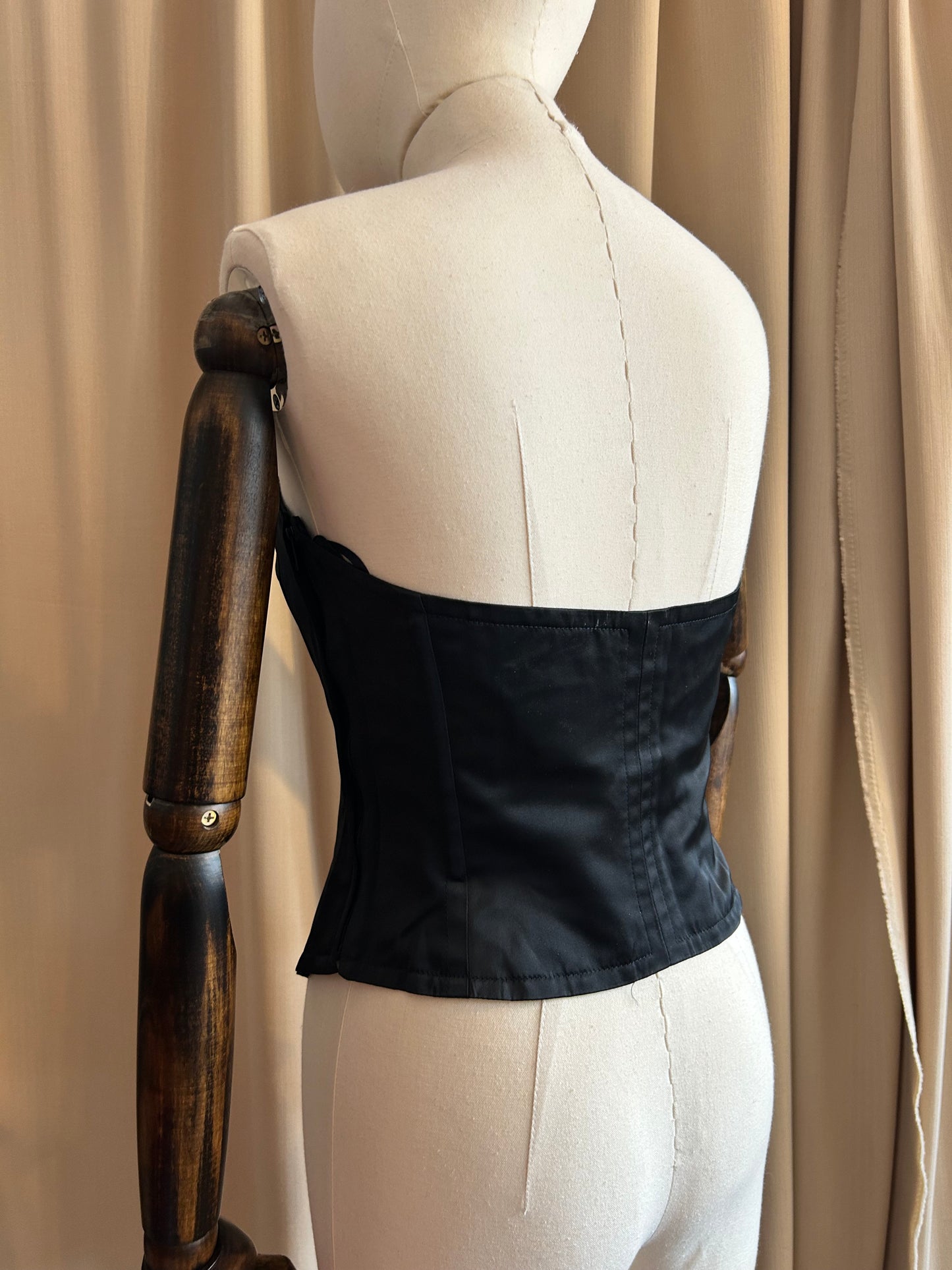 YSL Satin Corset