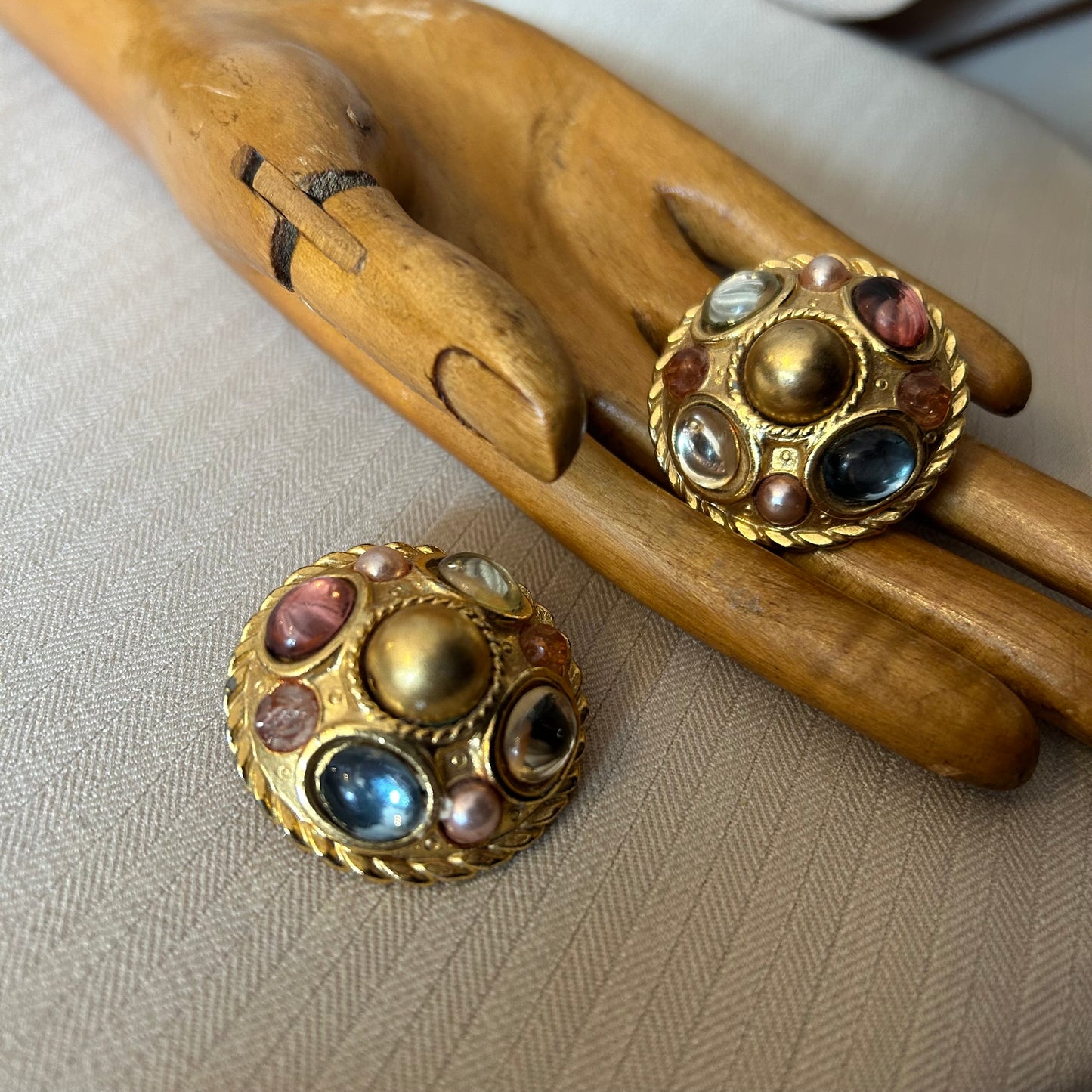 1980s Statement Clip Ons