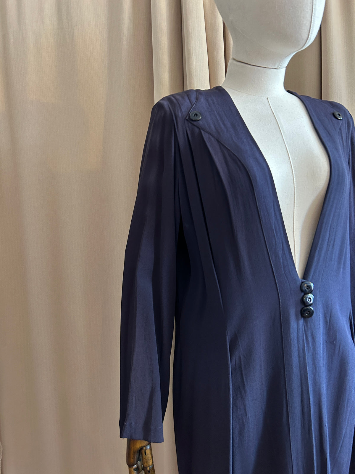 Midnight Crepe Jacket