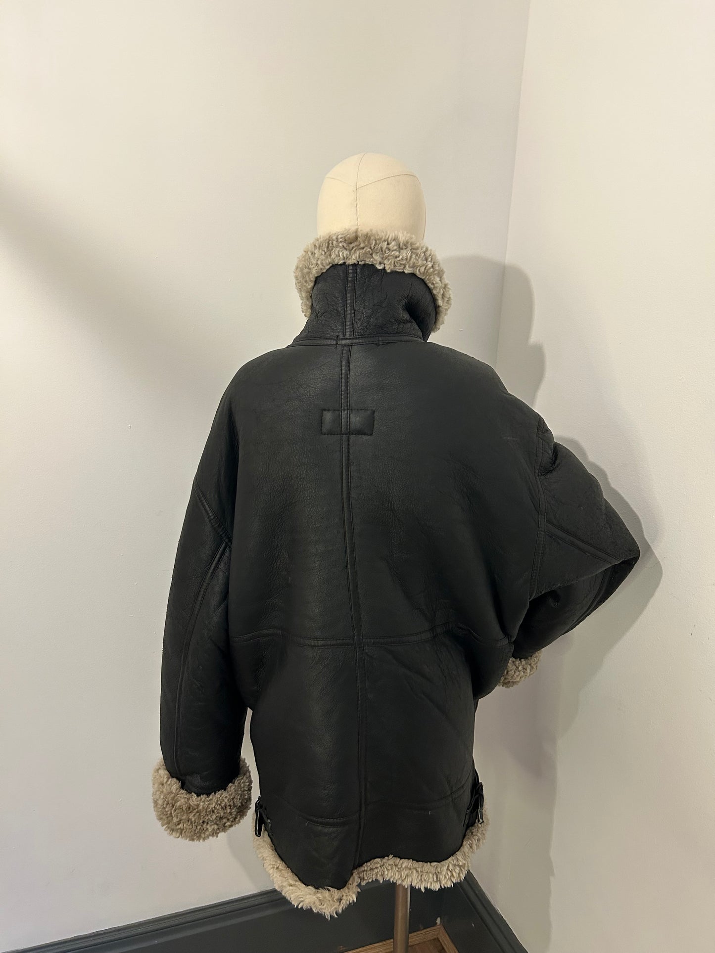 Black Sheepskin Jacket