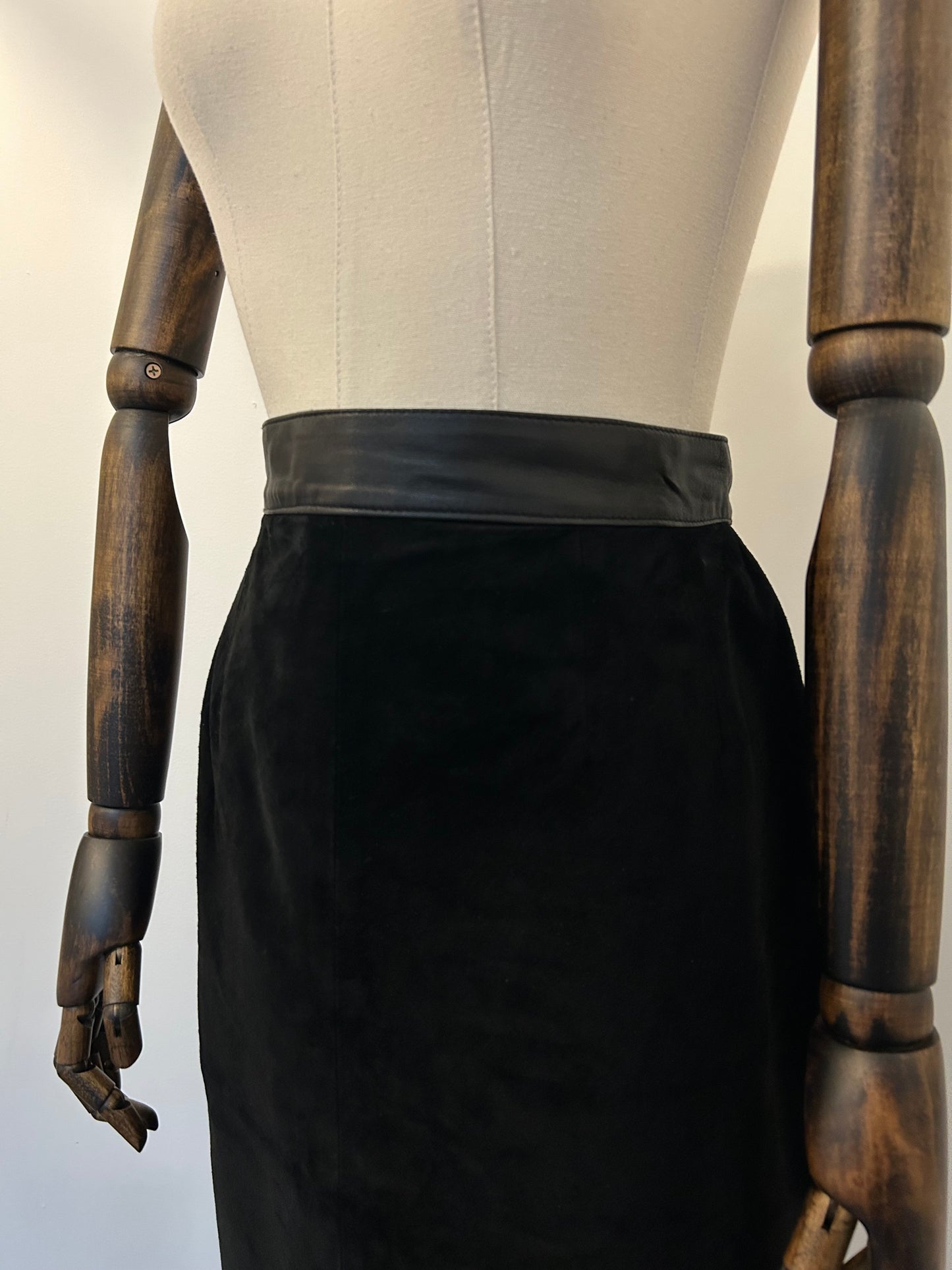 Parisian Suede Skirt