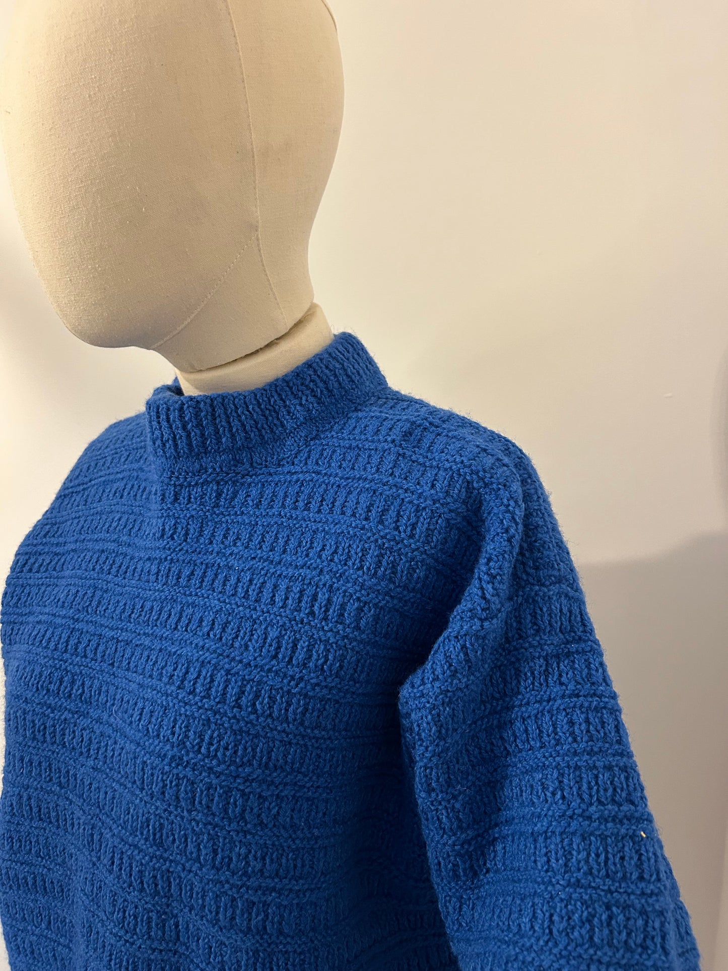 Electric Blue Knitted Jumper