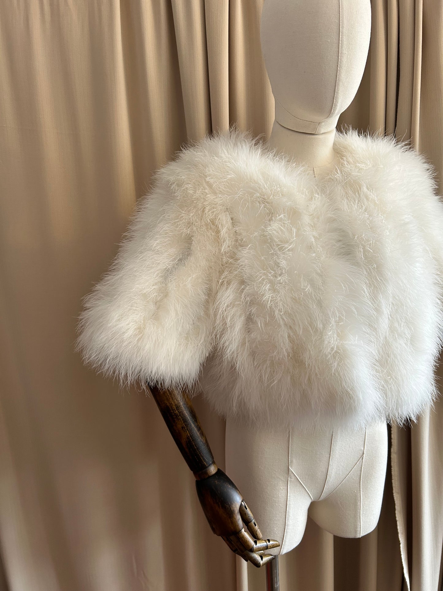 Ann Green Ostrich Feather Jacket