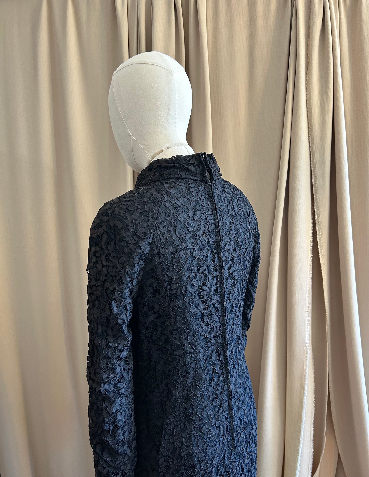 Tony Armstrong Black Lace Gown