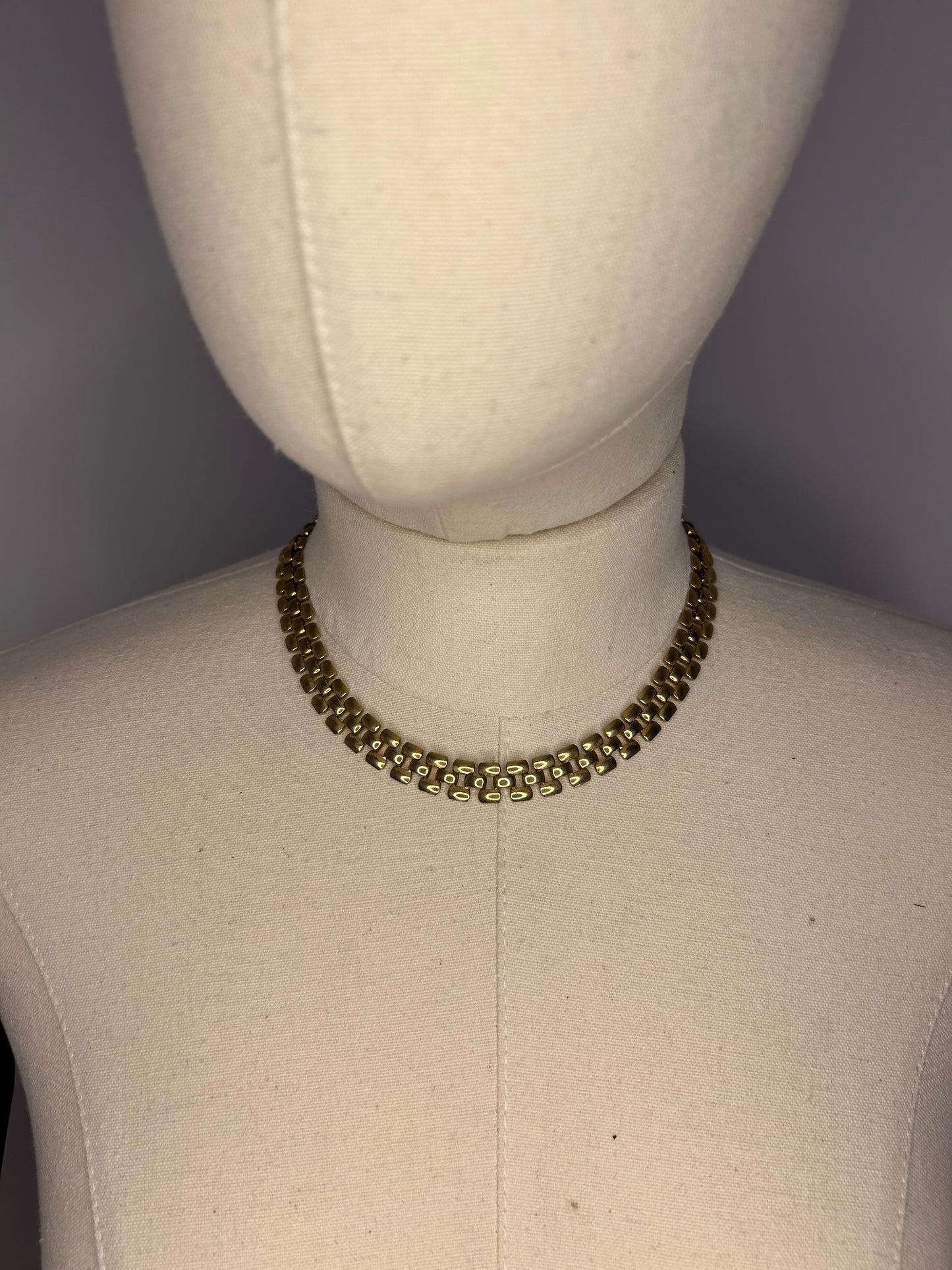 Chain Link Gold Tone Necklace