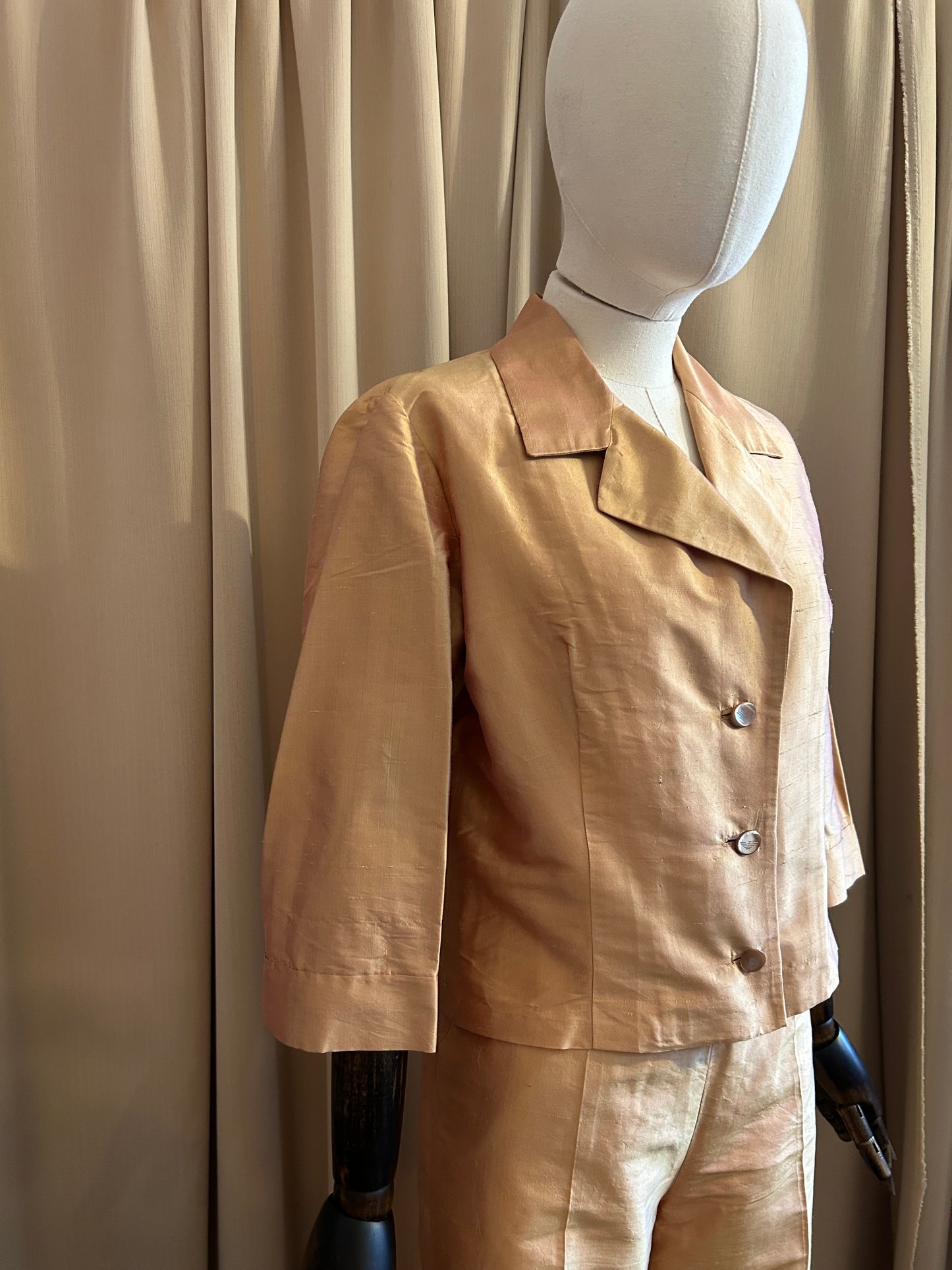 Golden Thai Silk Suit