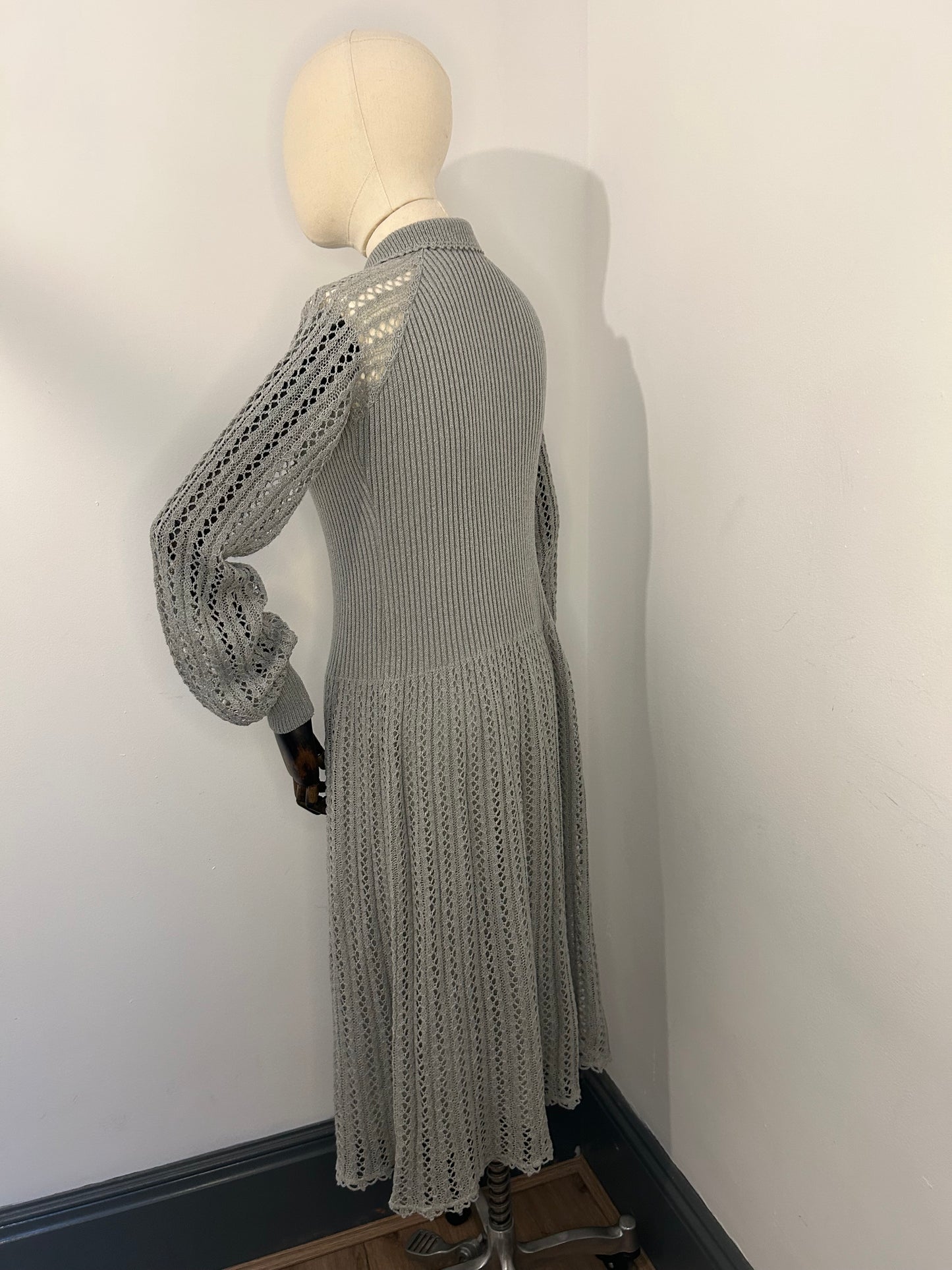Grey Knitted Dress