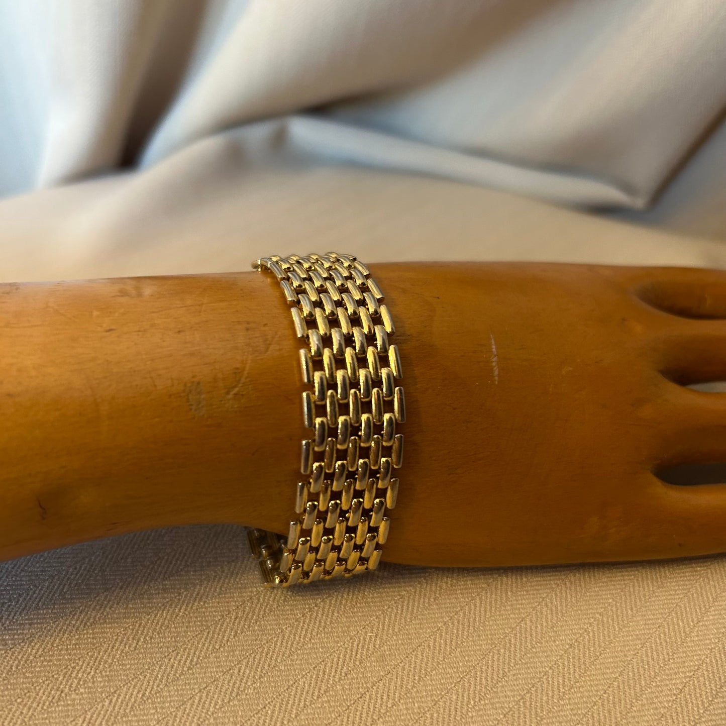 Mesh Brick Link Bracelet
