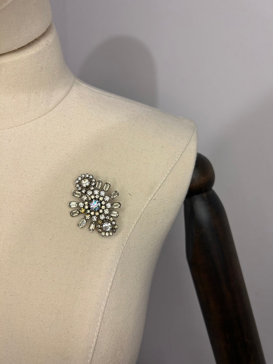 Diamanté Burst Brooch
