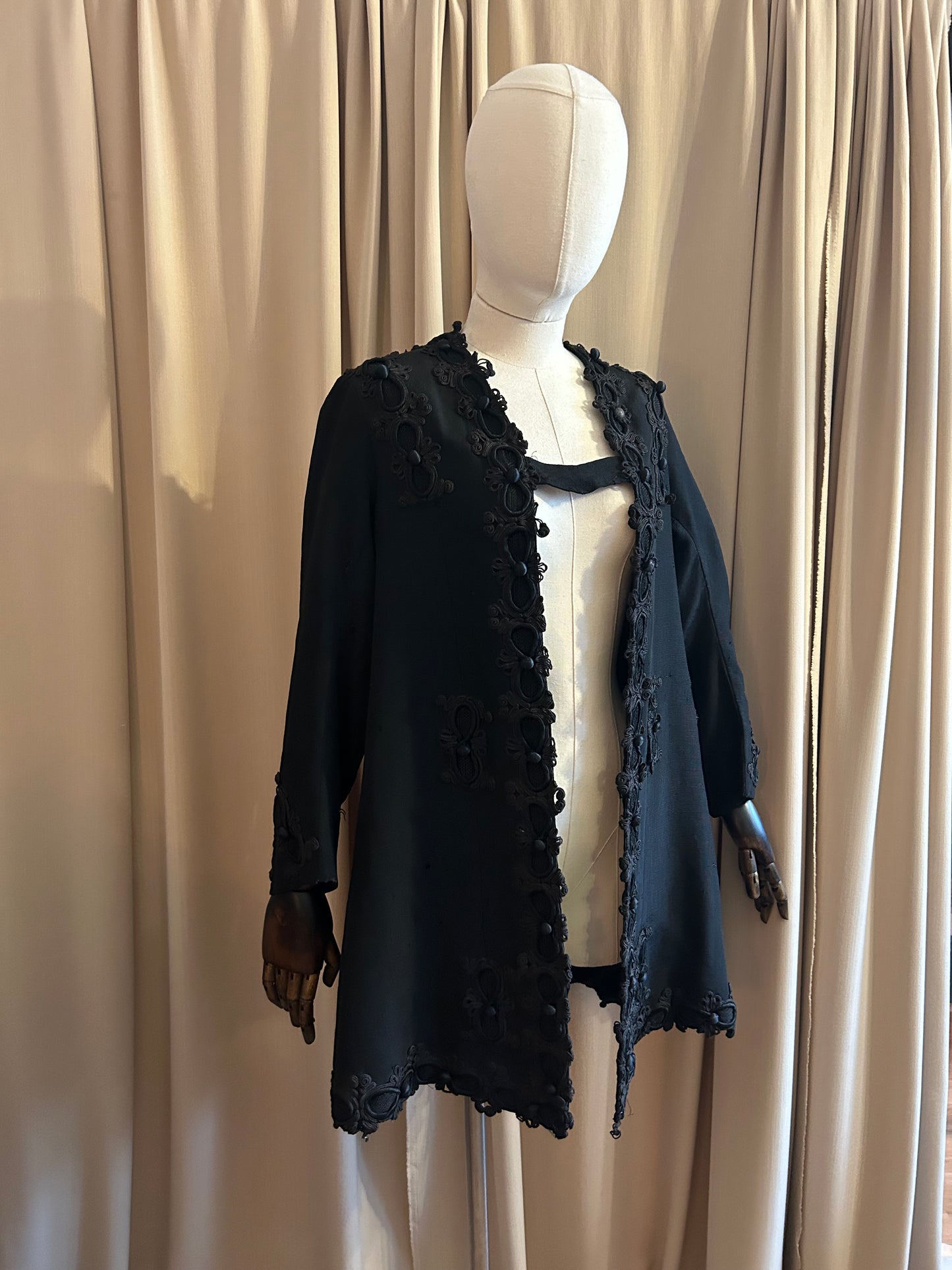 Victorian Embellished Mourning Jacket